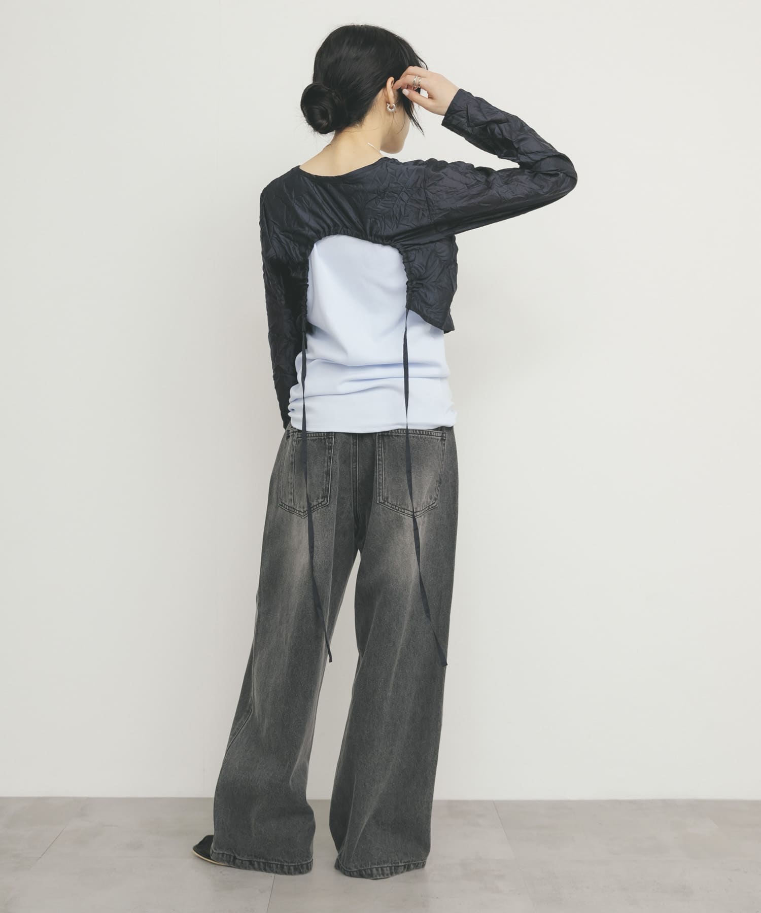 身長：160cm サイズ：one