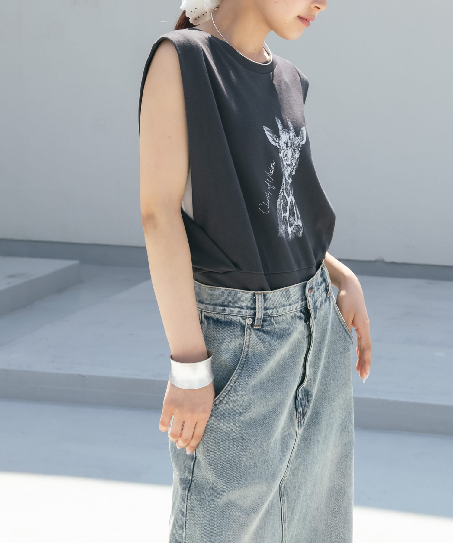 身長：153cm サイズ：one