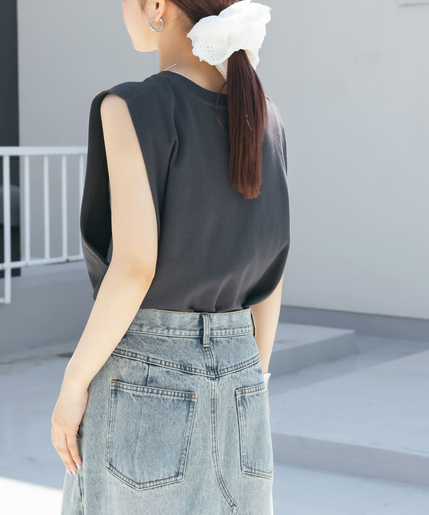 身長：153cm サイズ：one