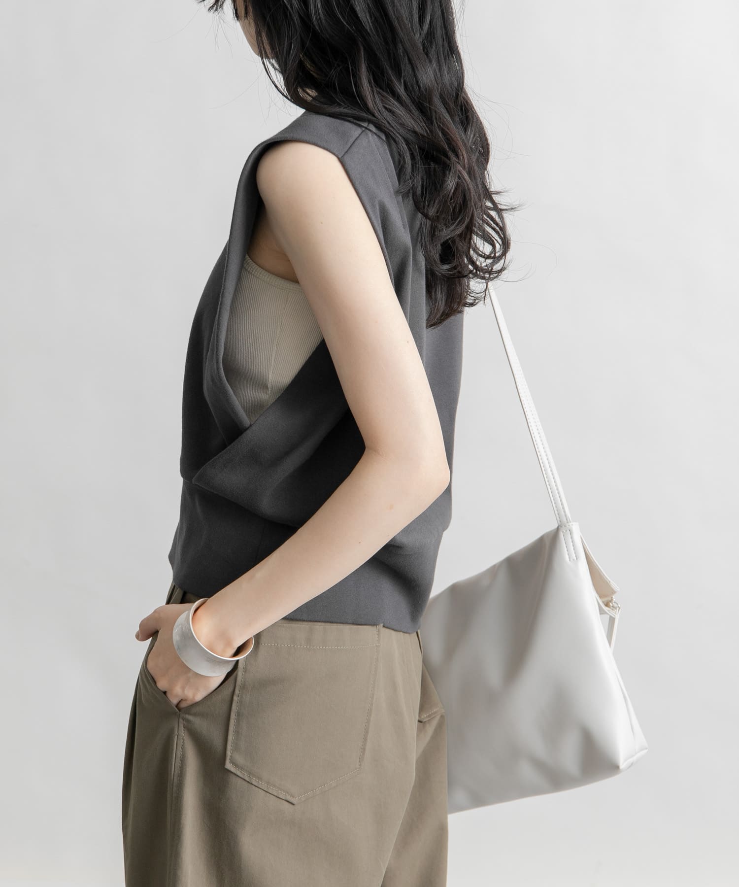 身長：160cm サイズ：one