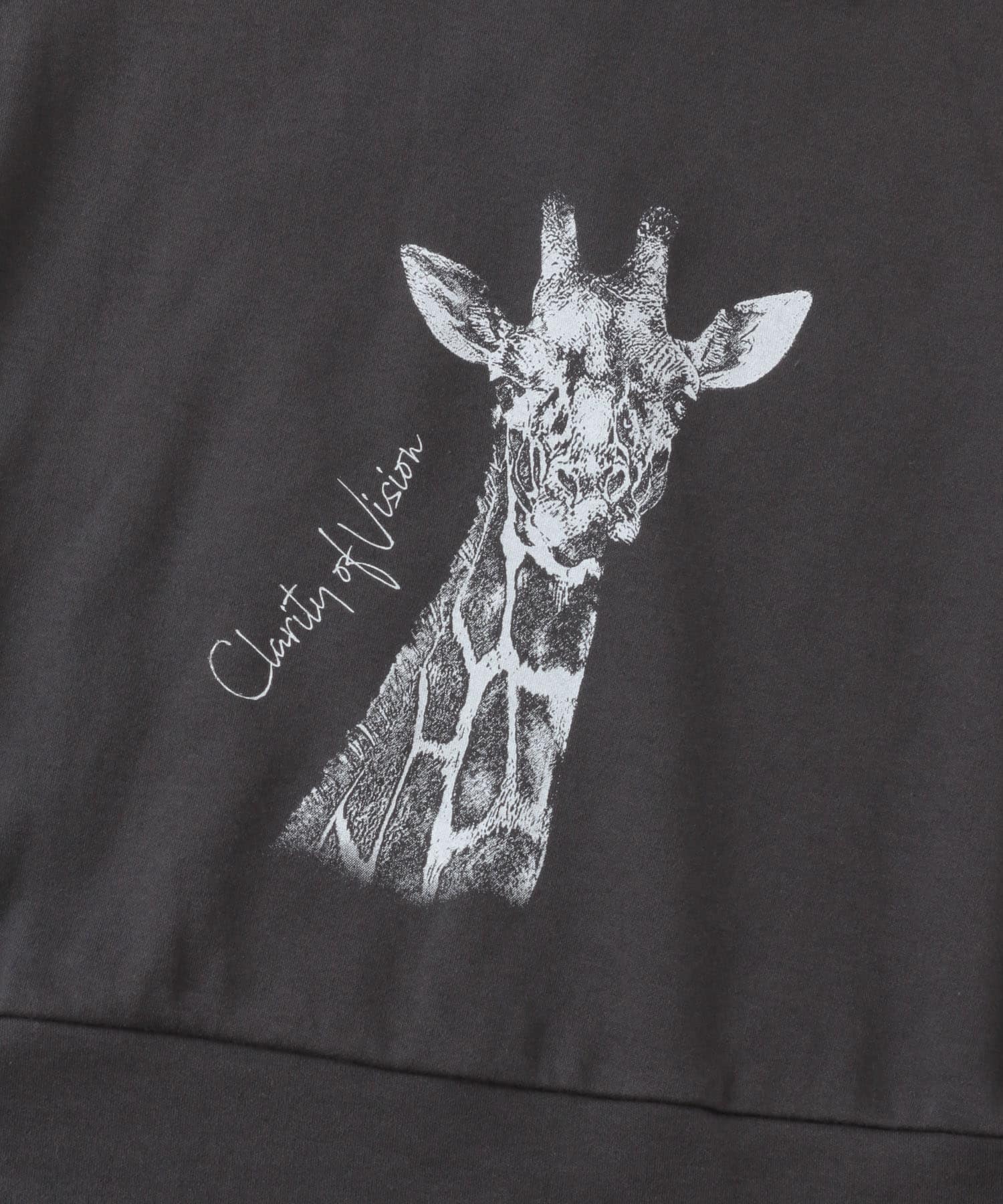 ノースリーブプリントカットソー CHARCOAL one