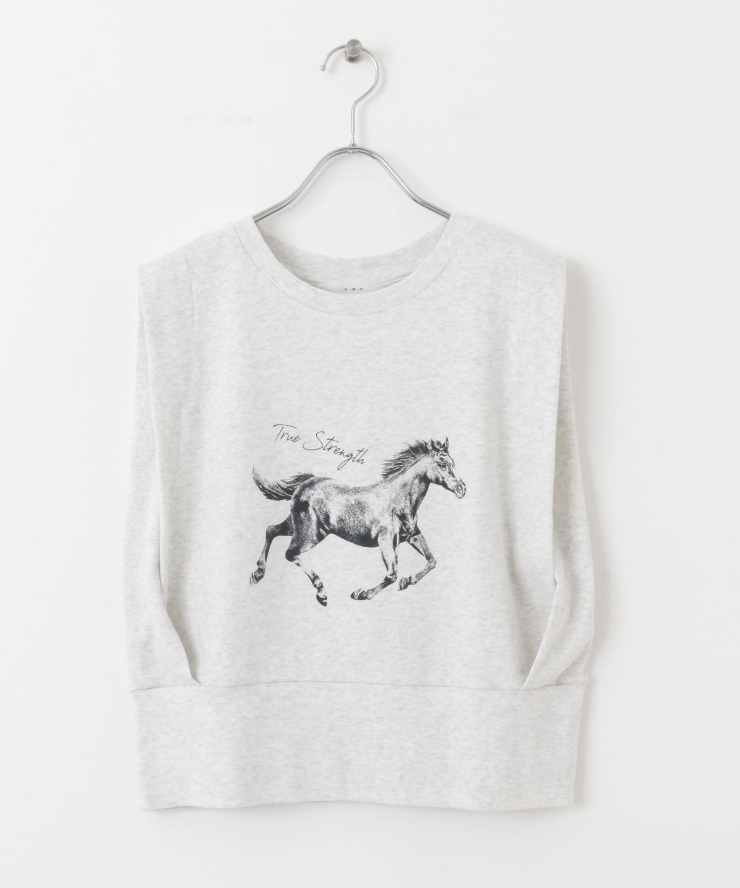 ノースリーブプリントカットソー OATMEAL one