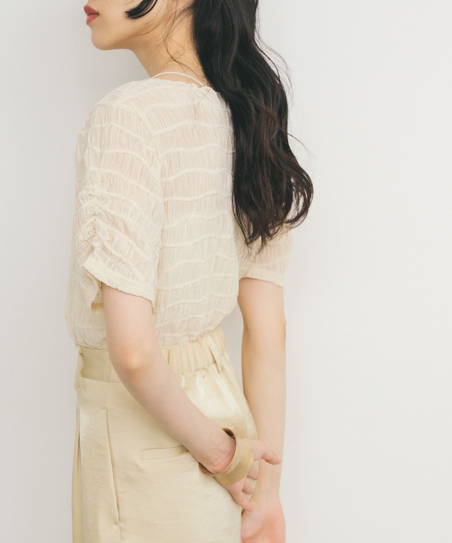 身長：160cm サイズ：one