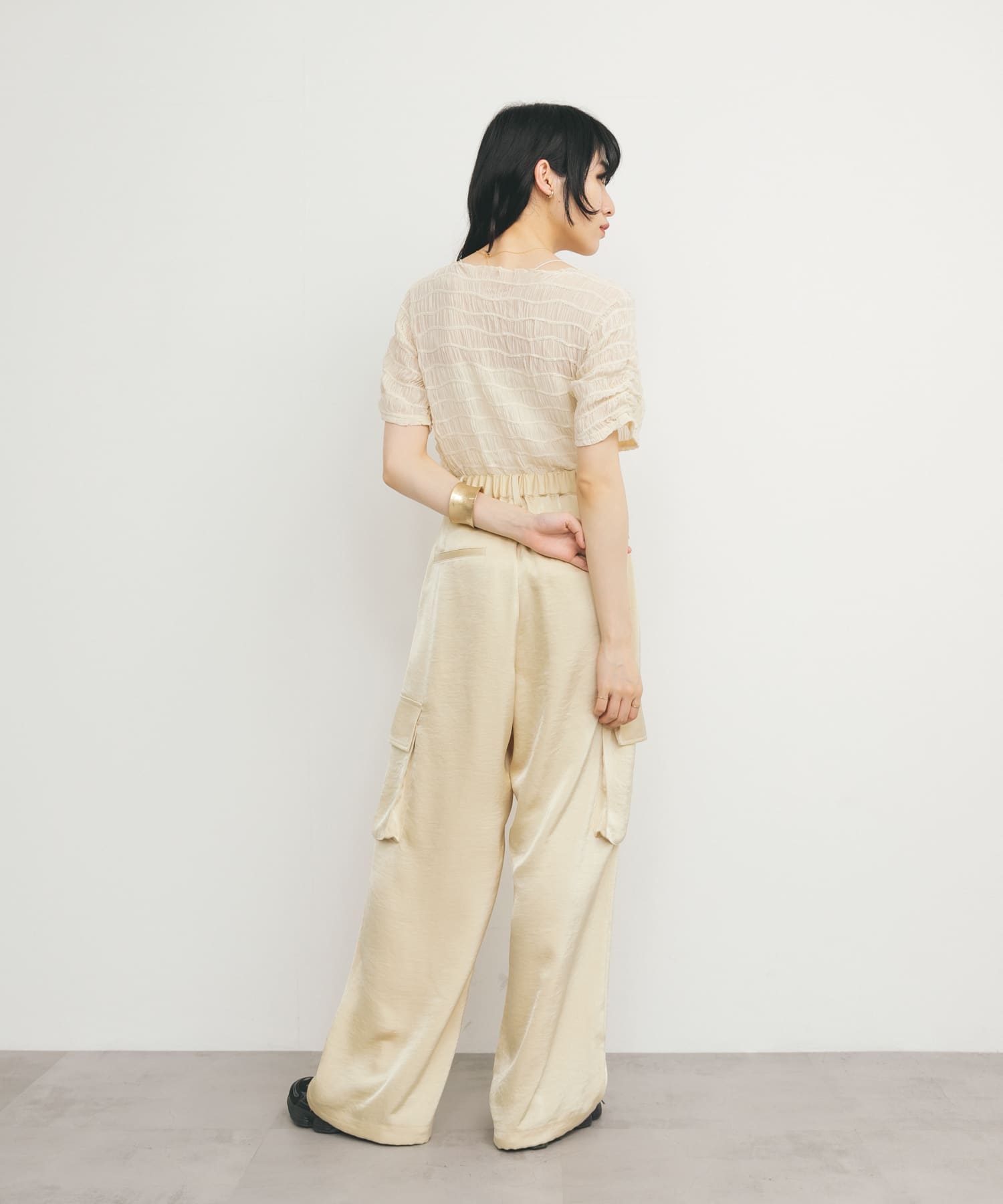 身長：160cm サイズ：one
