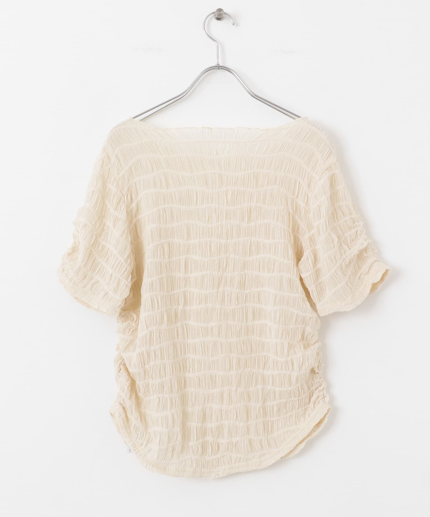 シャーリングシアートップス IVORY one