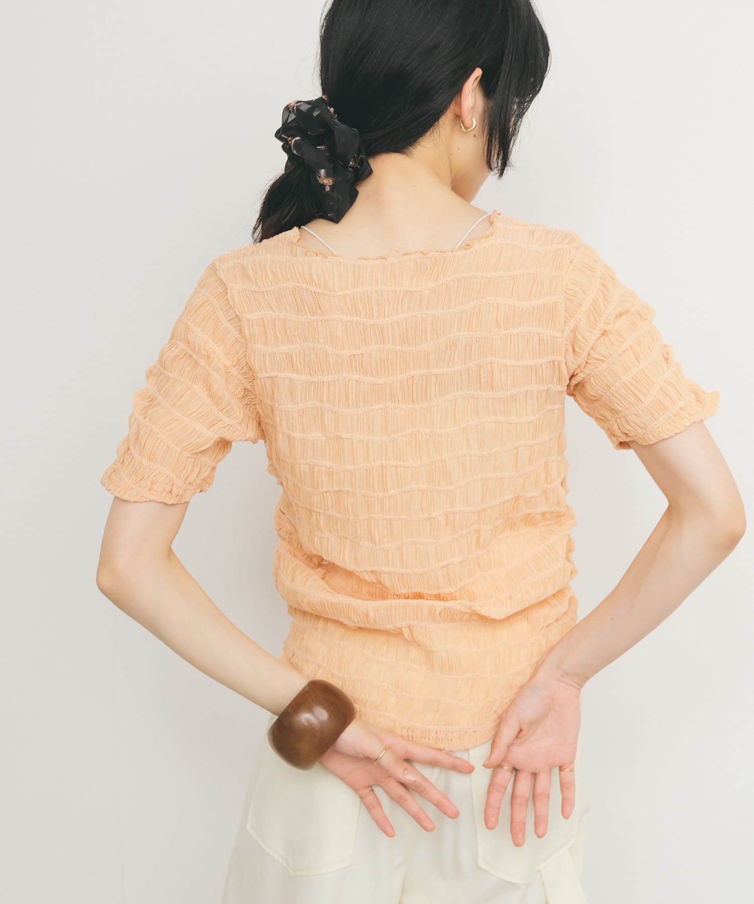 身長：160cm サイズ：one