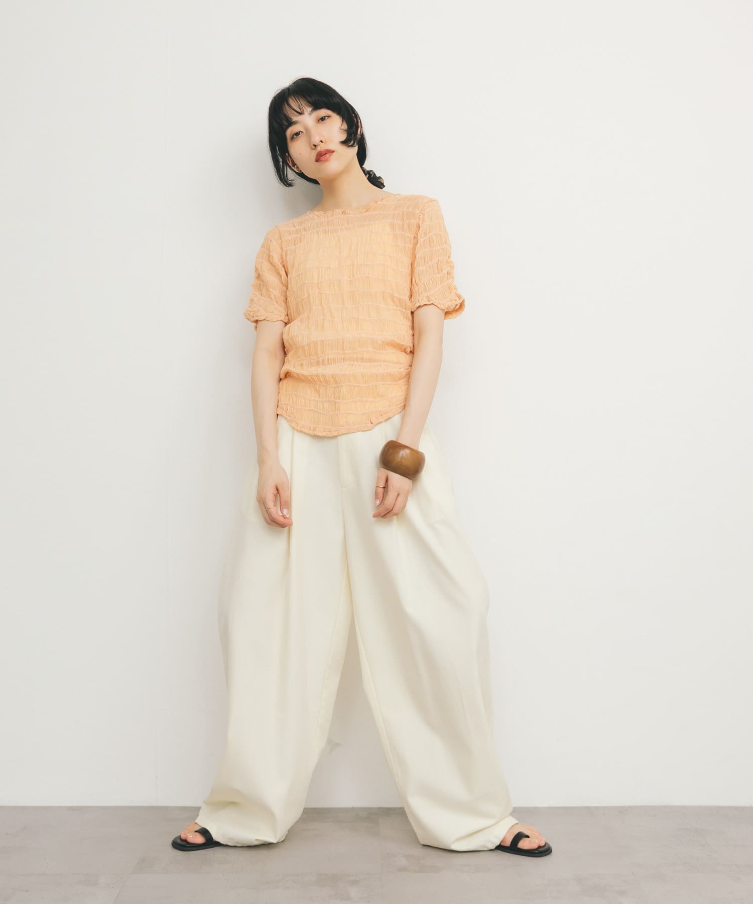 身長：160cm サイズ：one