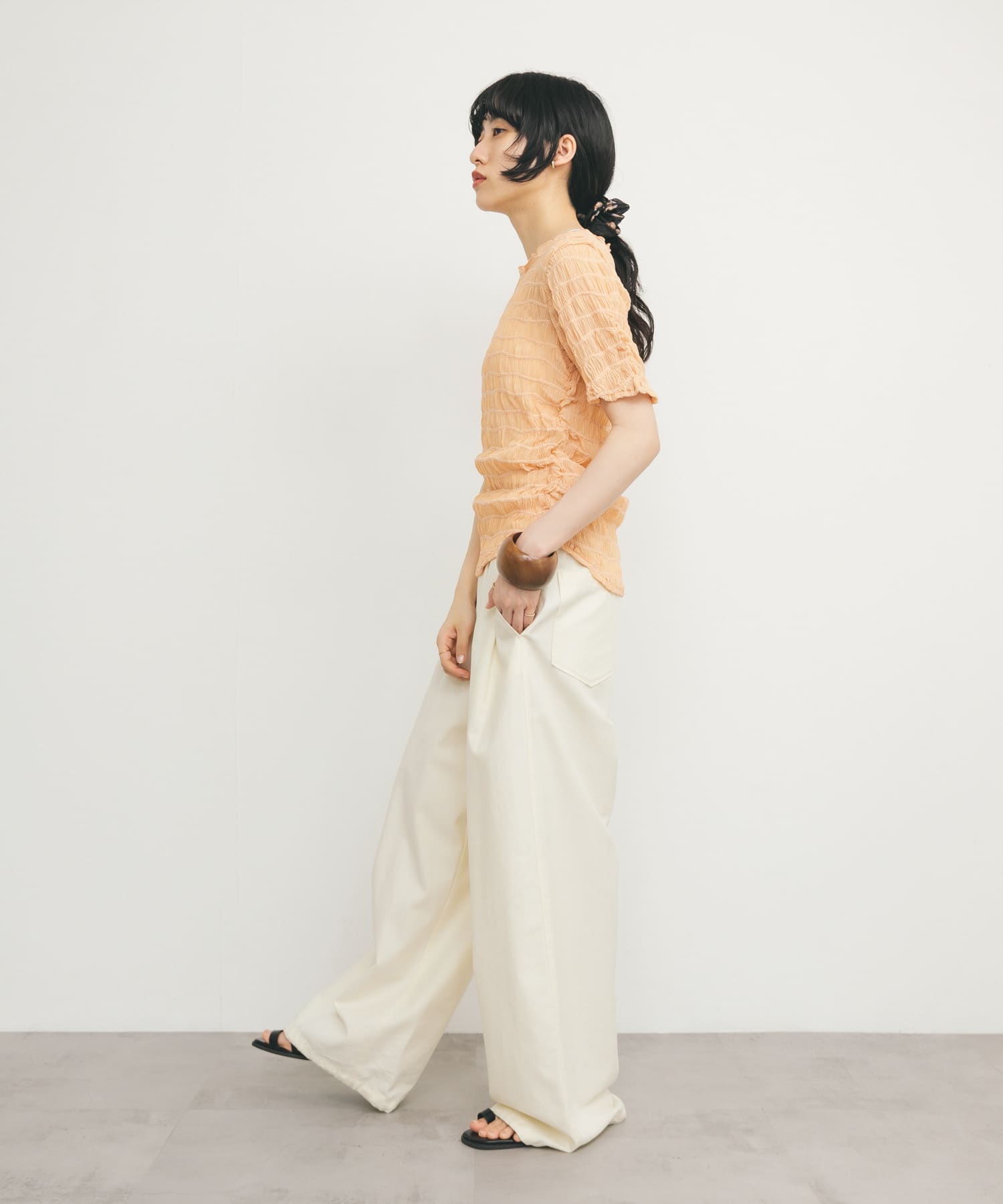身長：160cm サイズ：one