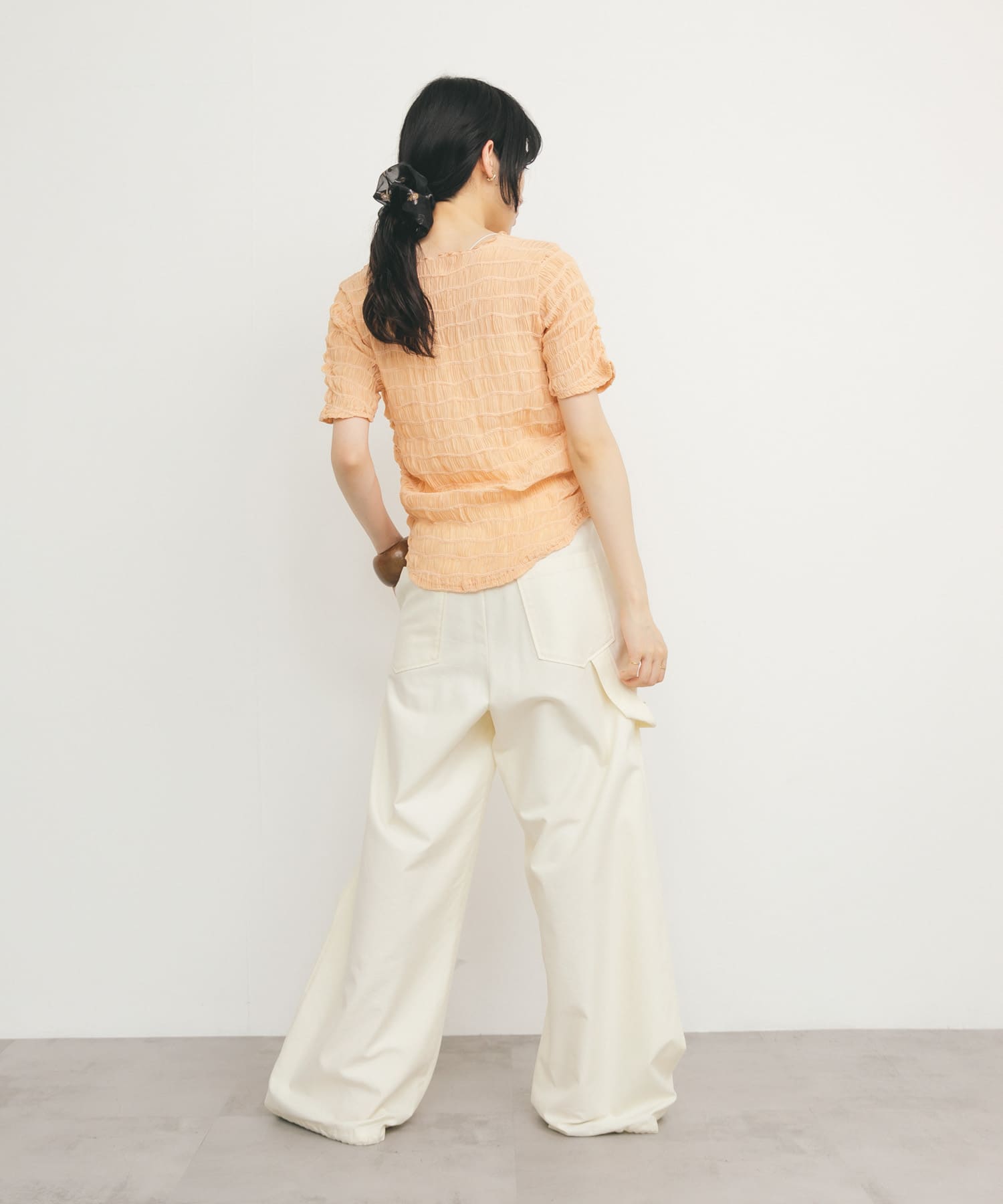 身長：160cm サイズ：one