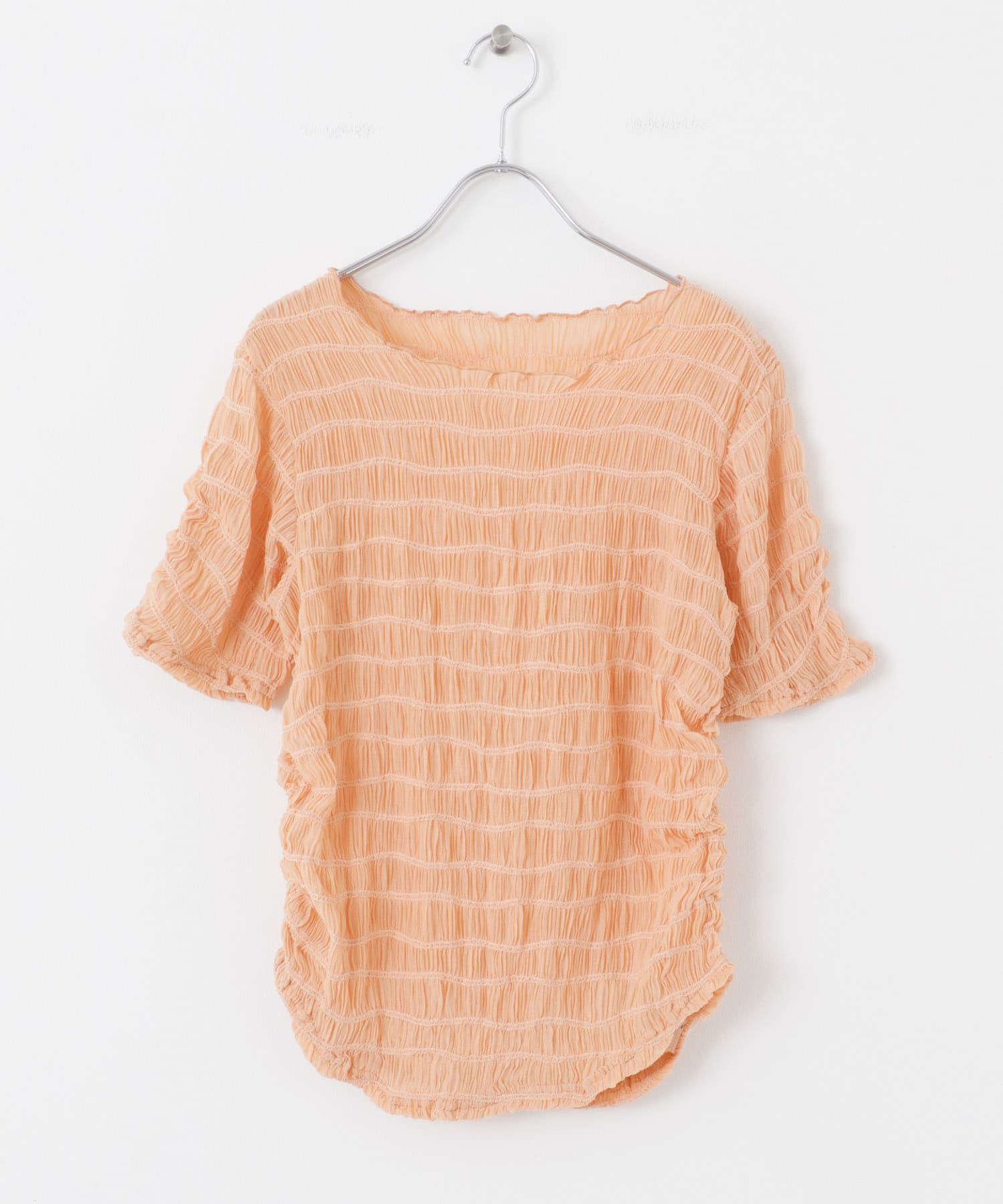 シャーリングシアートップス APRICOT one
