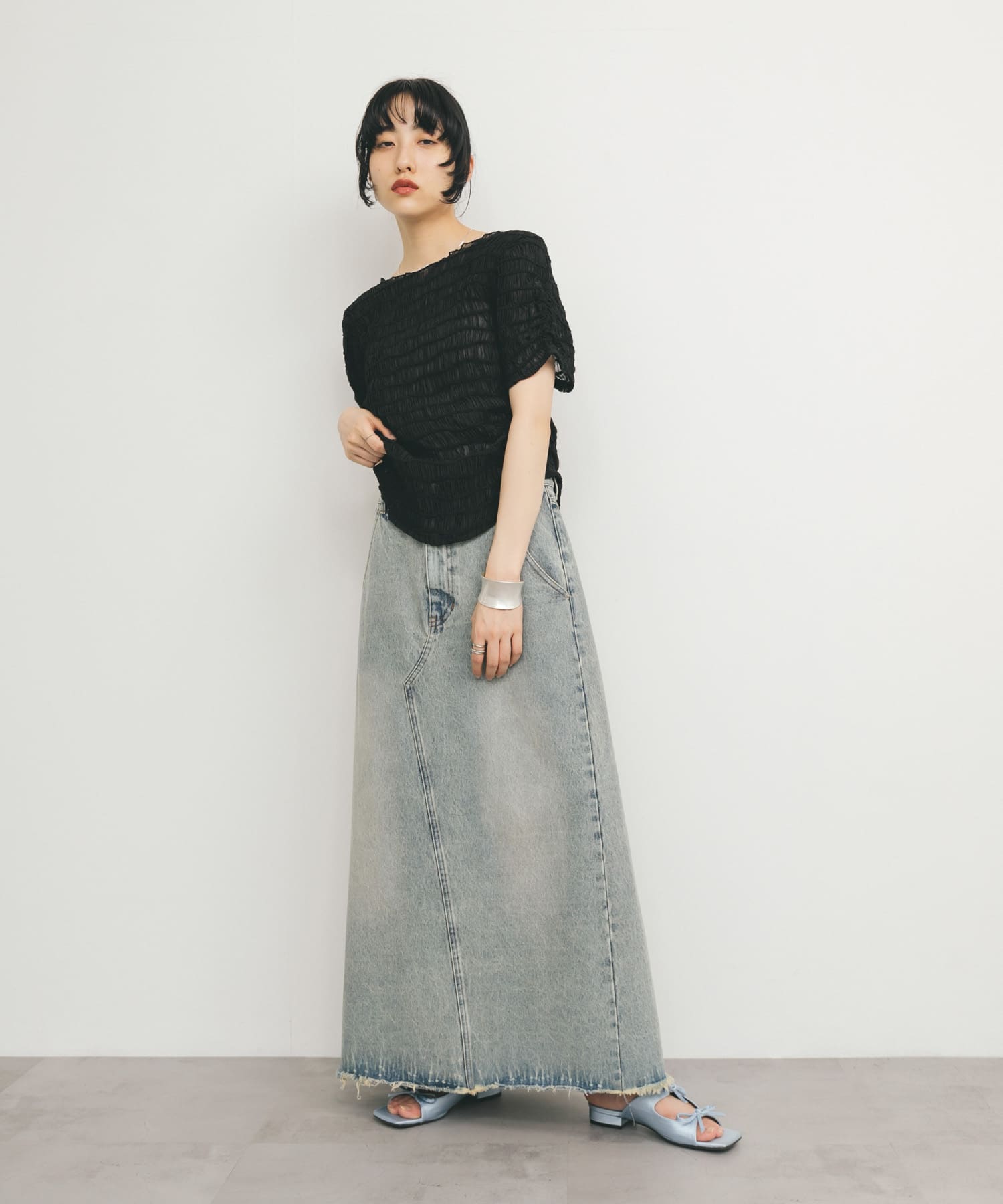 身長：160cm サイズ：one