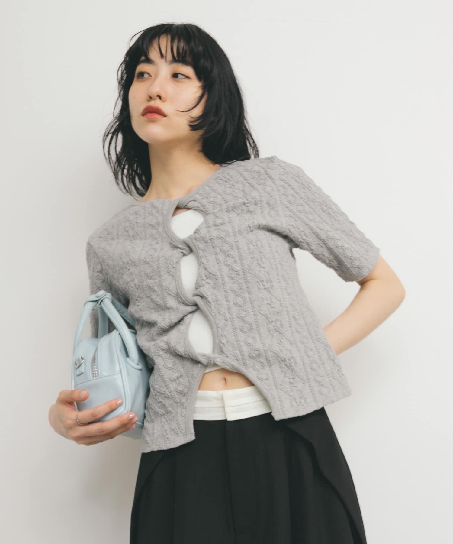 身長：160cm サイズ：one