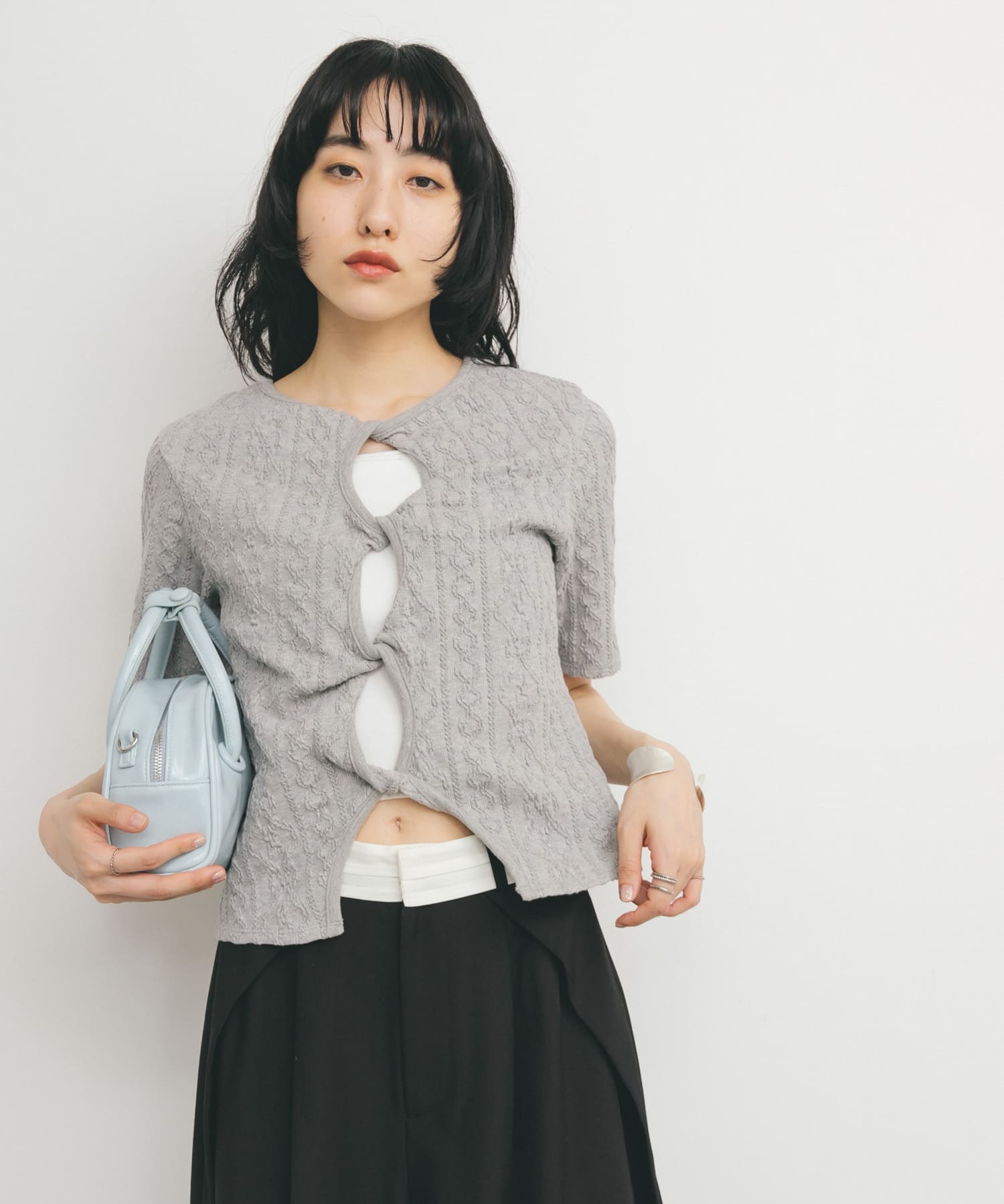 身長：160cm サイズ：one