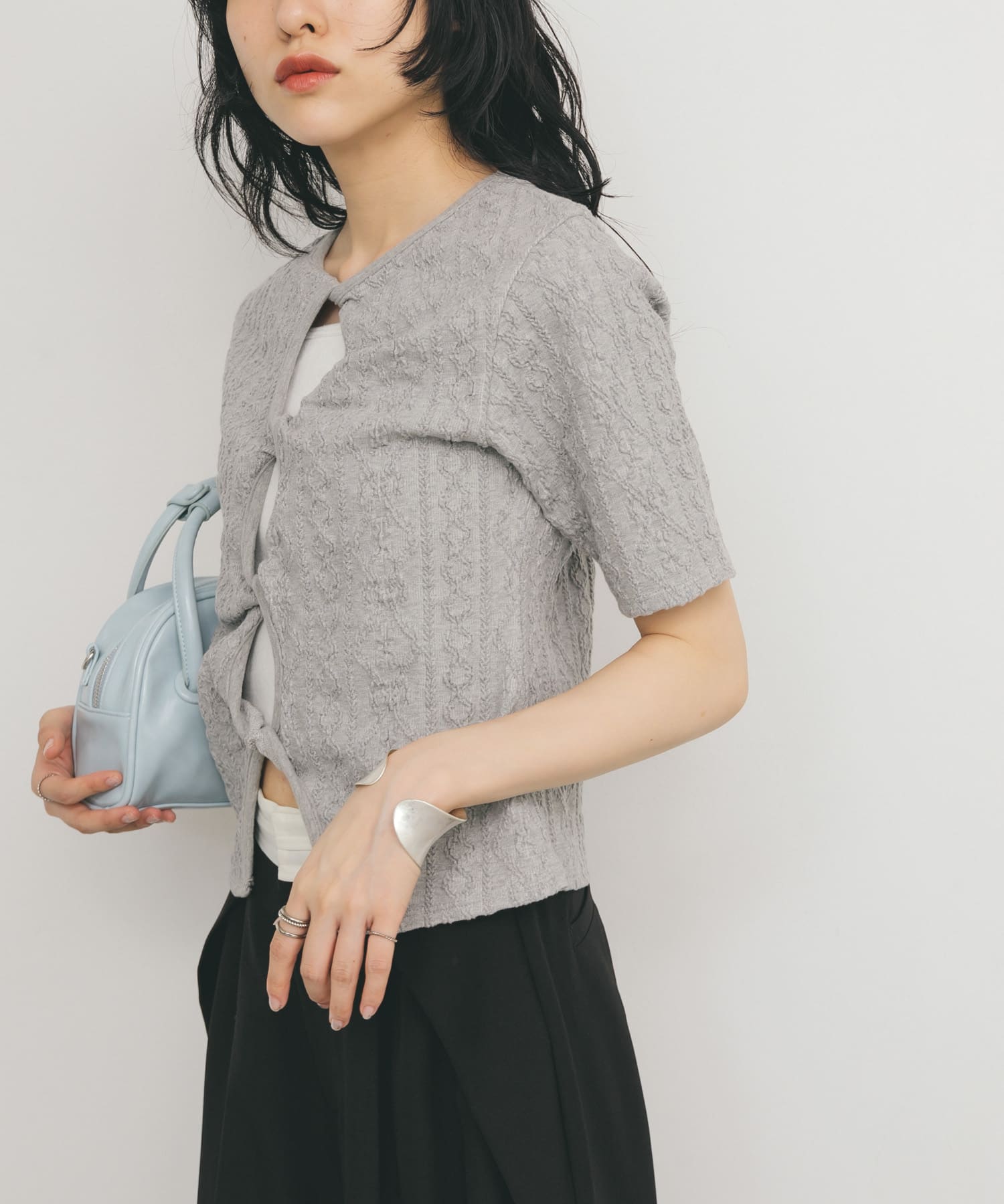 身長：160cm サイズ：one