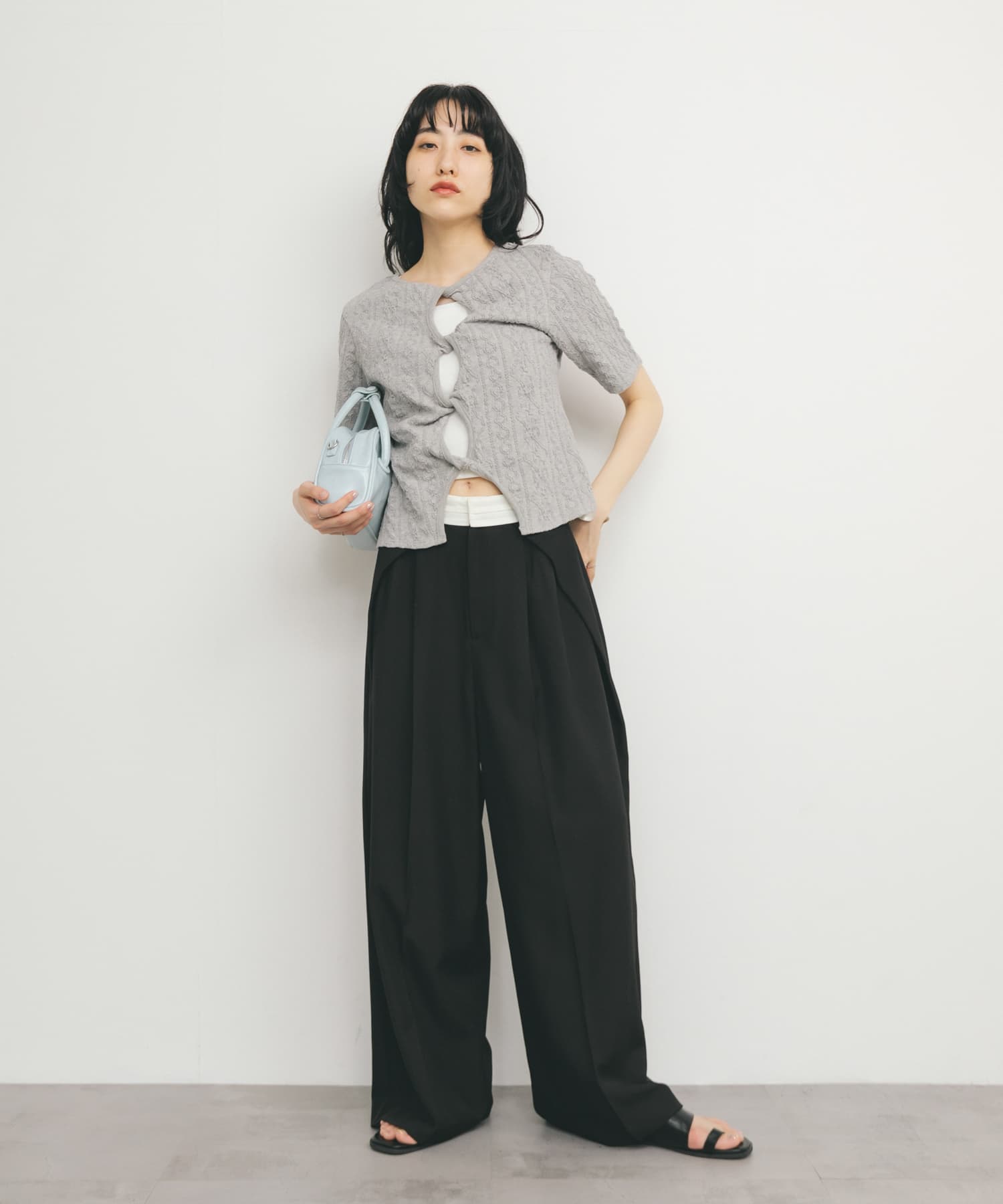 身長：160cm サイズ：one