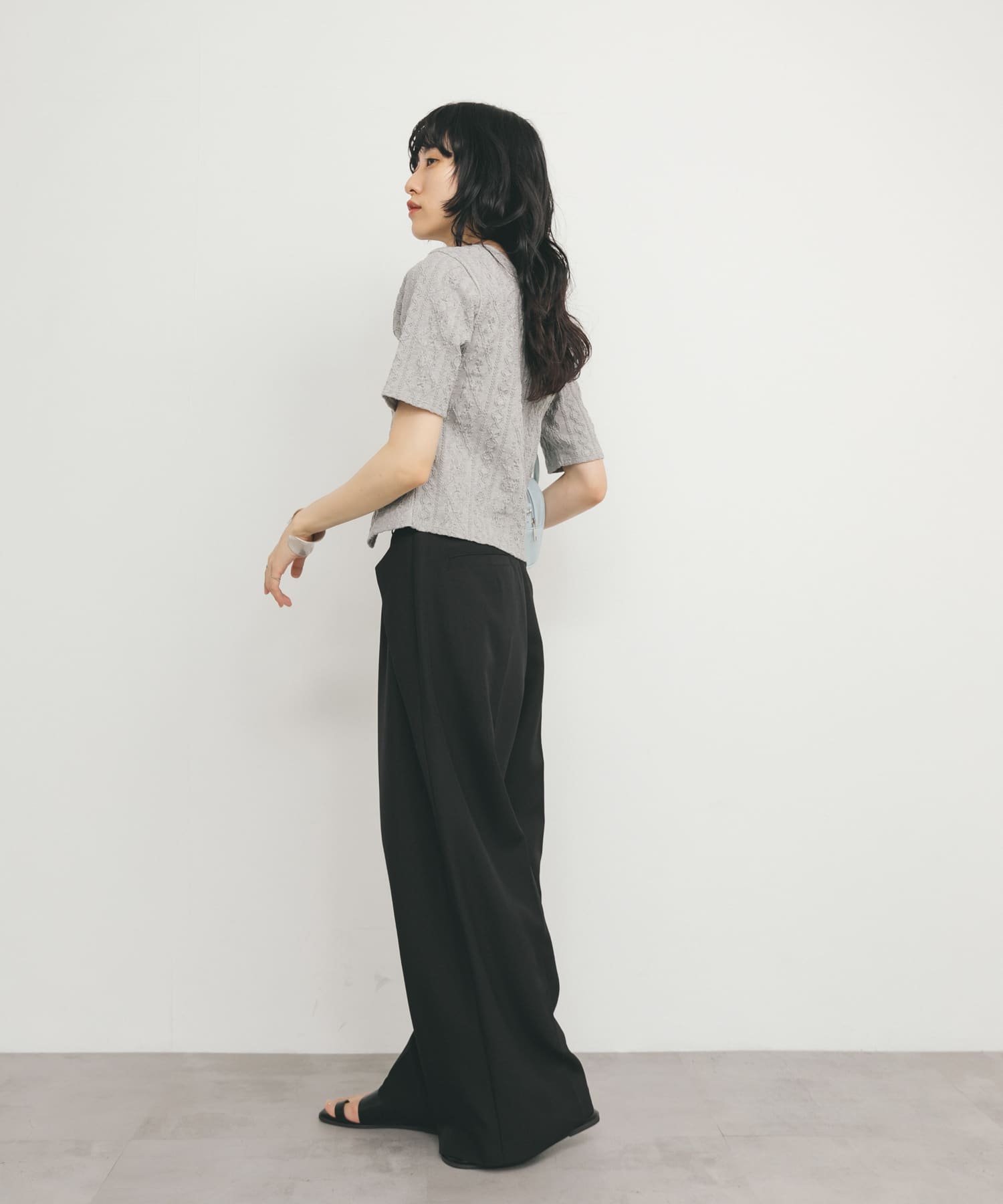 身長：160cm サイズ：one