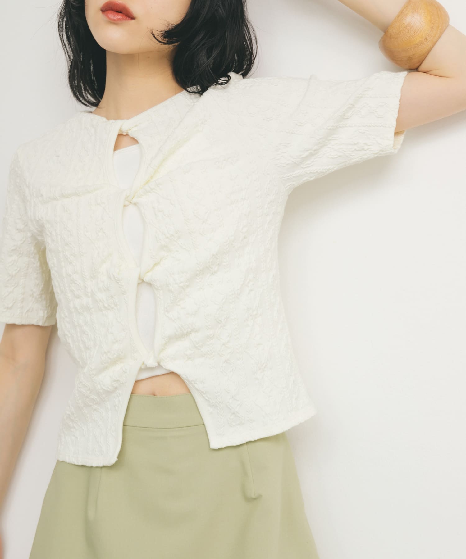 身長：160cm サイズ：one