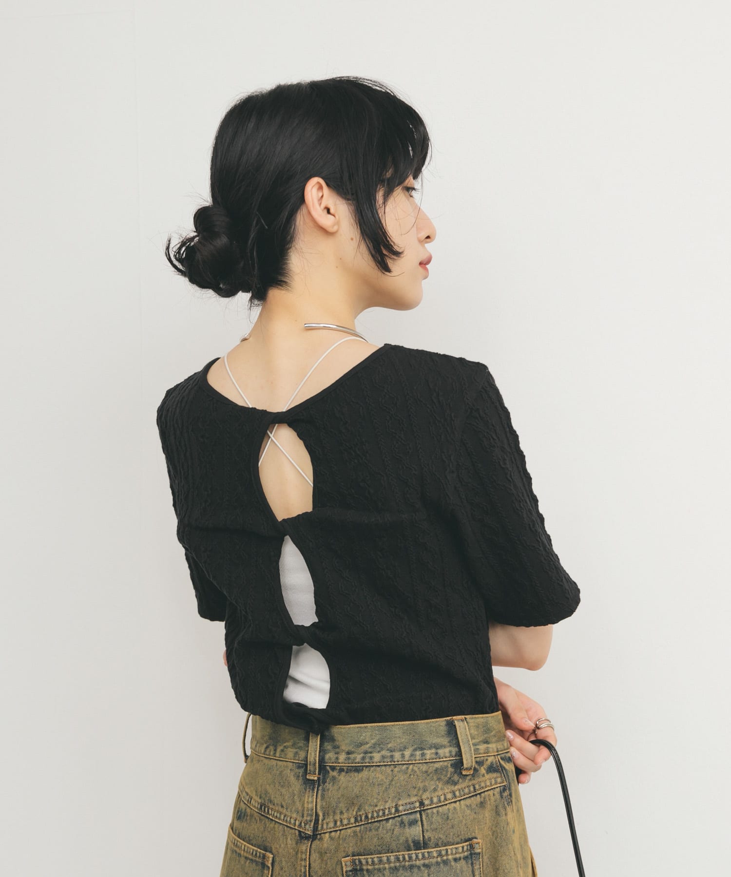 身長：160cm サイズ：one