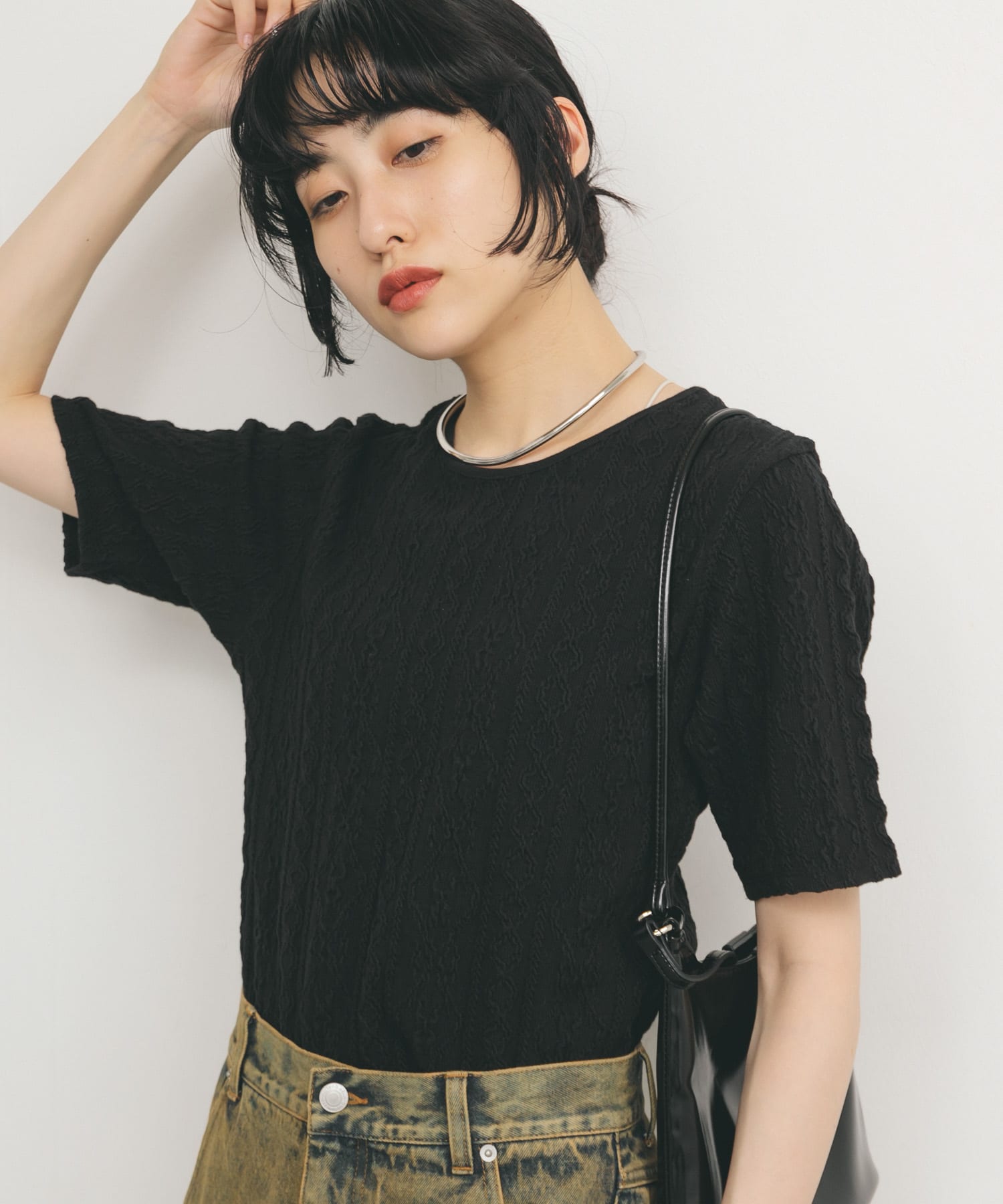 身長：160cm サイズ：one