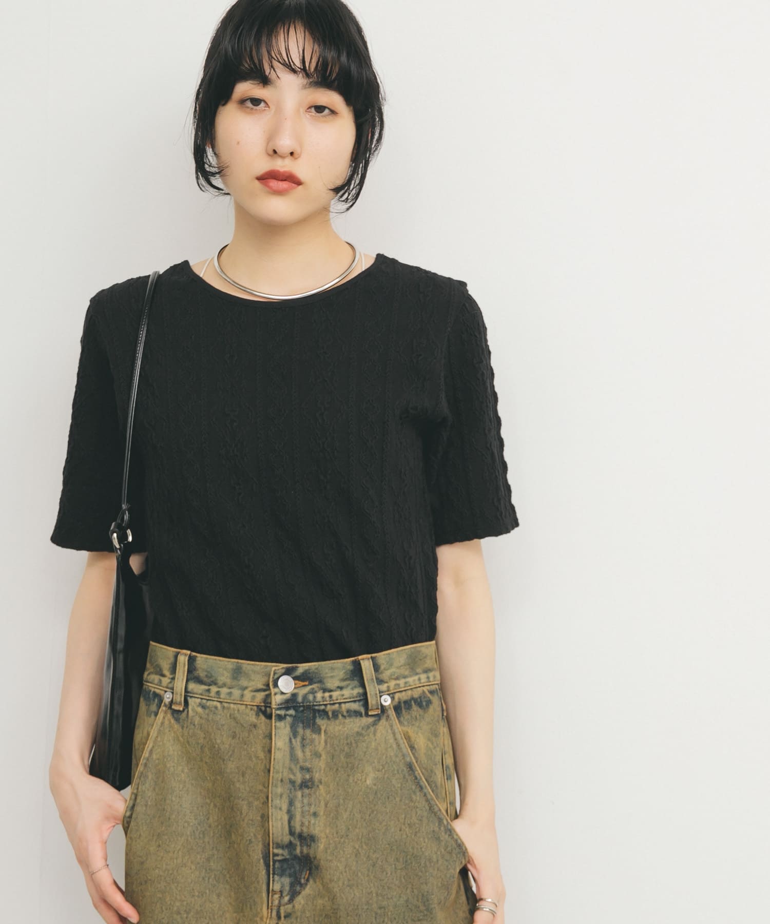 身長：160cm サイズ：one