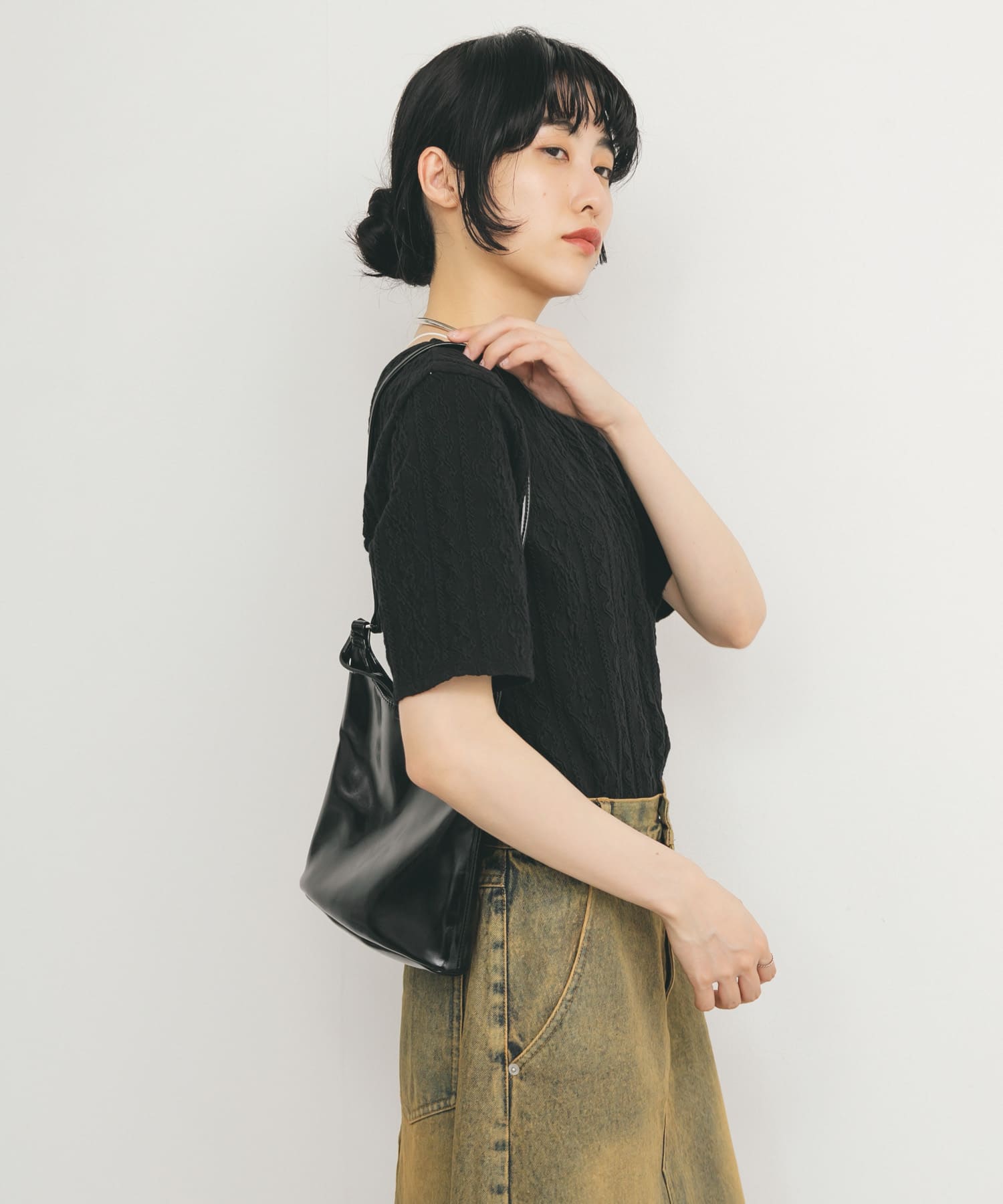 身長：160cm サイズ：one