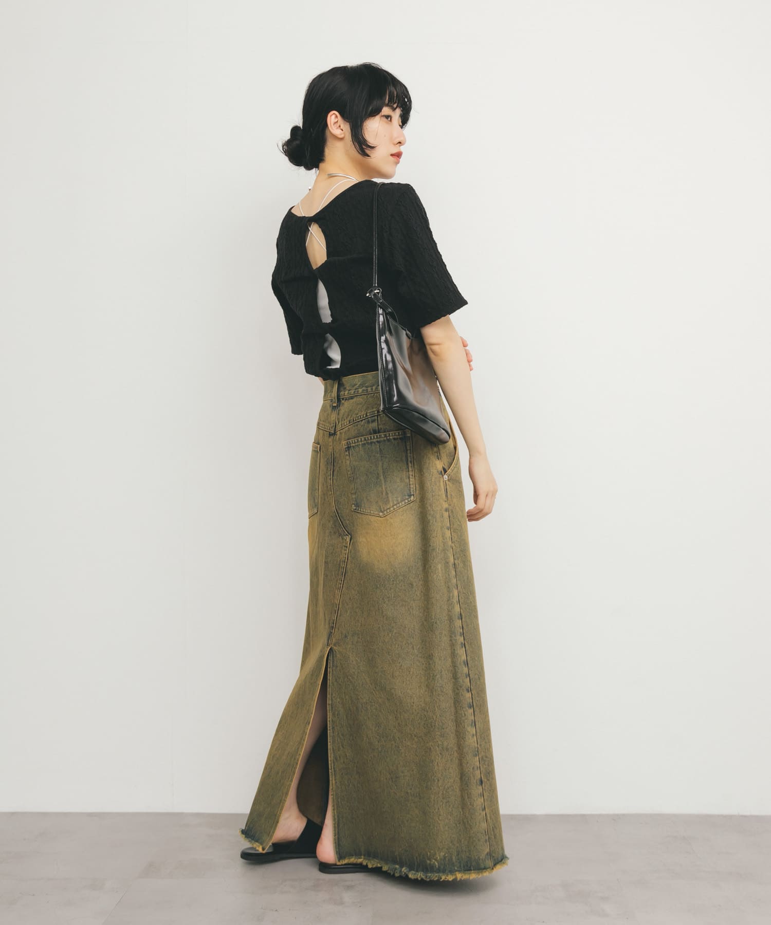 身長：160cm サイズ：one