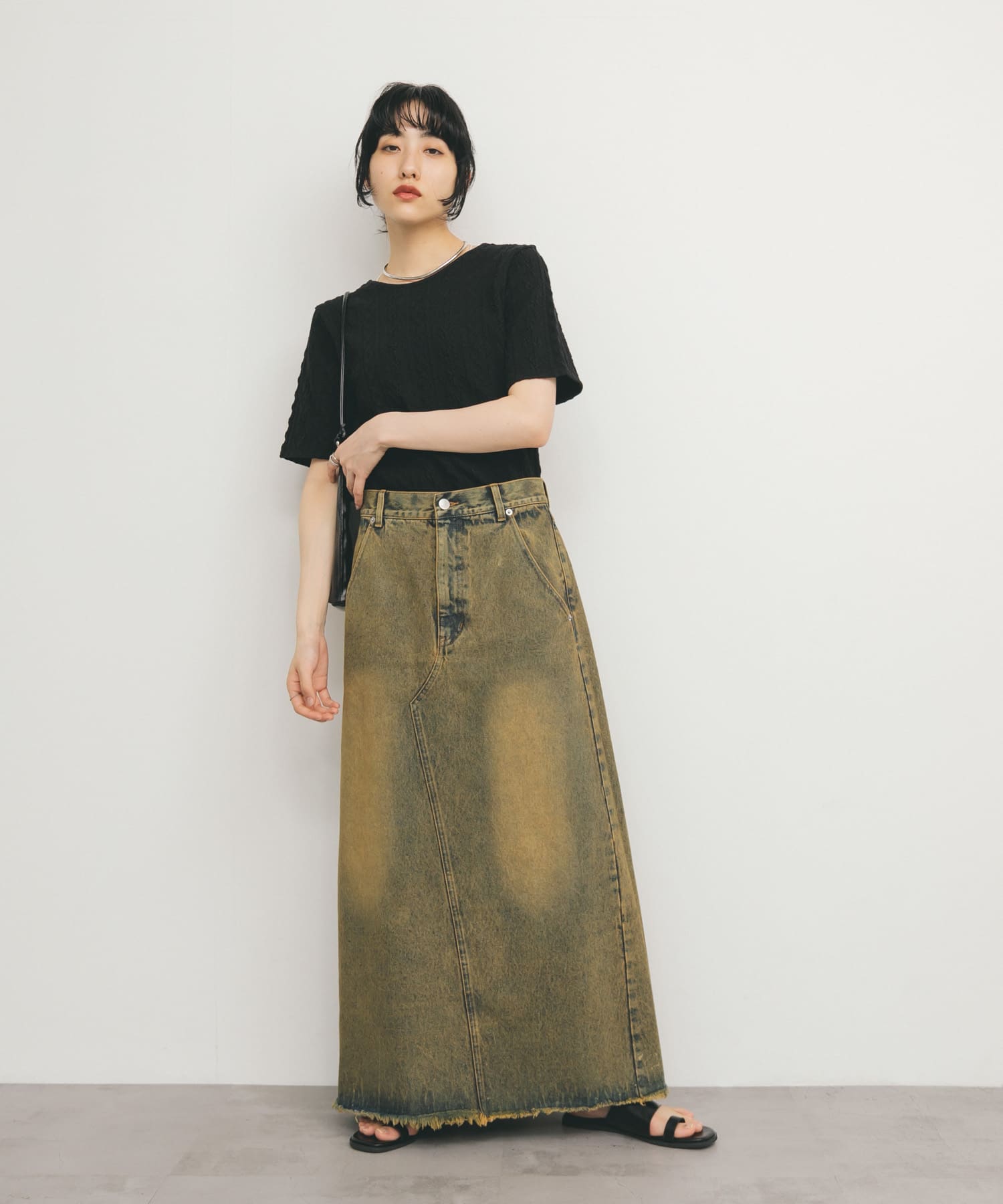 身長：160cm サイズ：one
