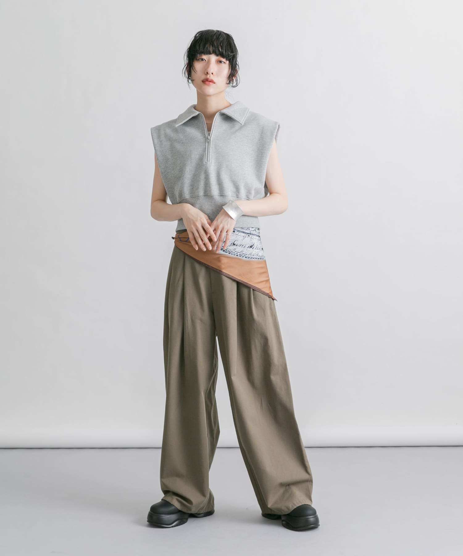 身長：160cm サイズ：one