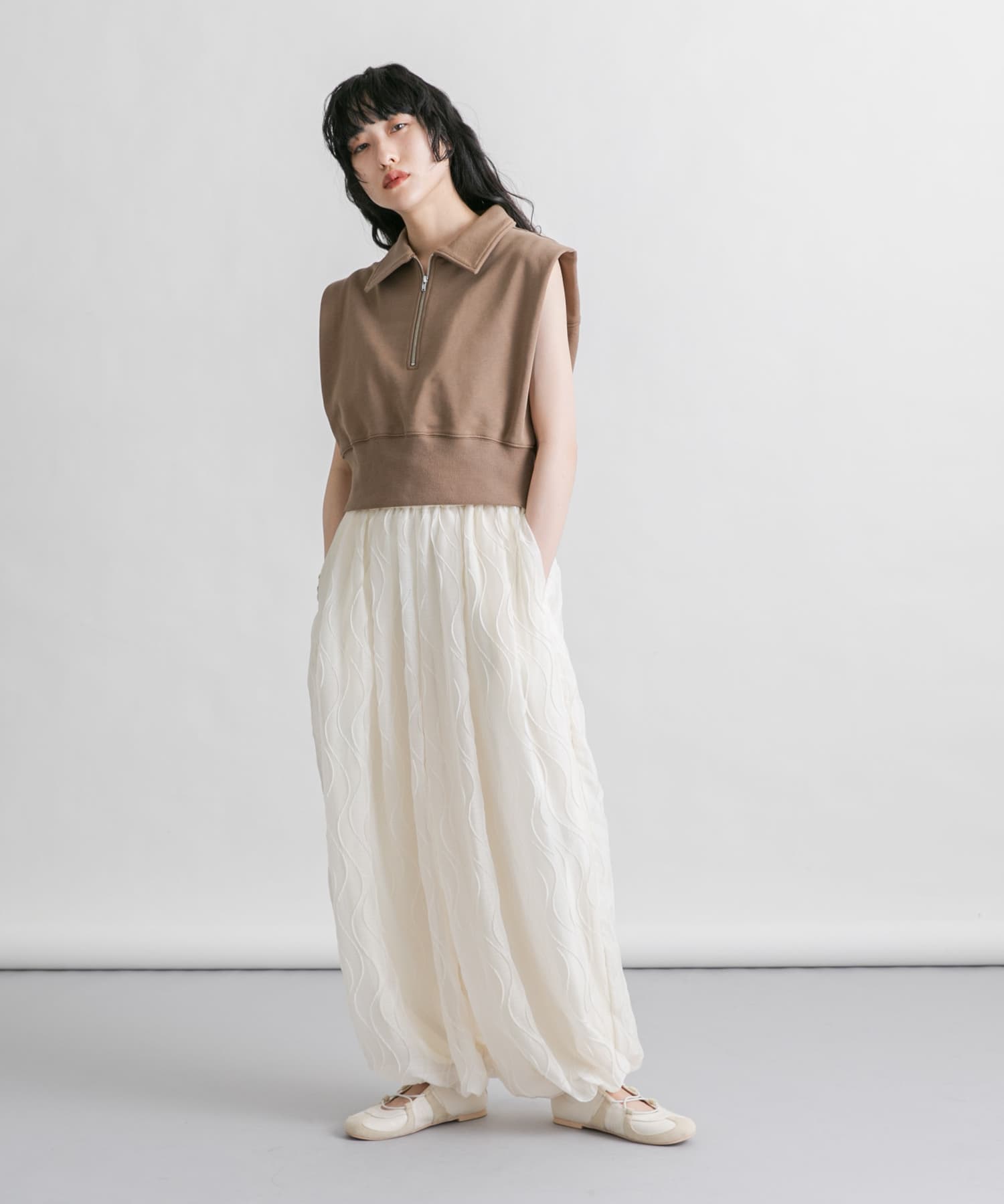 身長：160cm サイズ：one