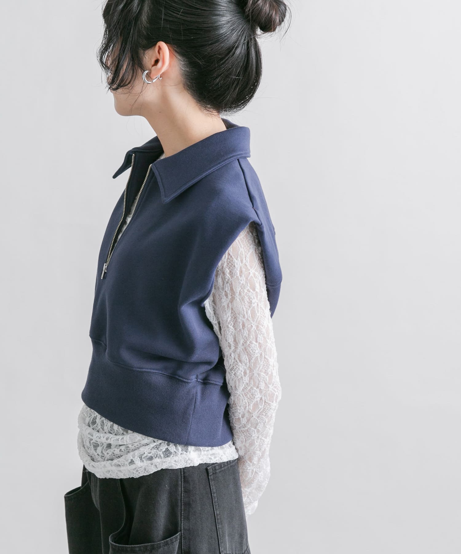 身長：160cm サイズ：one