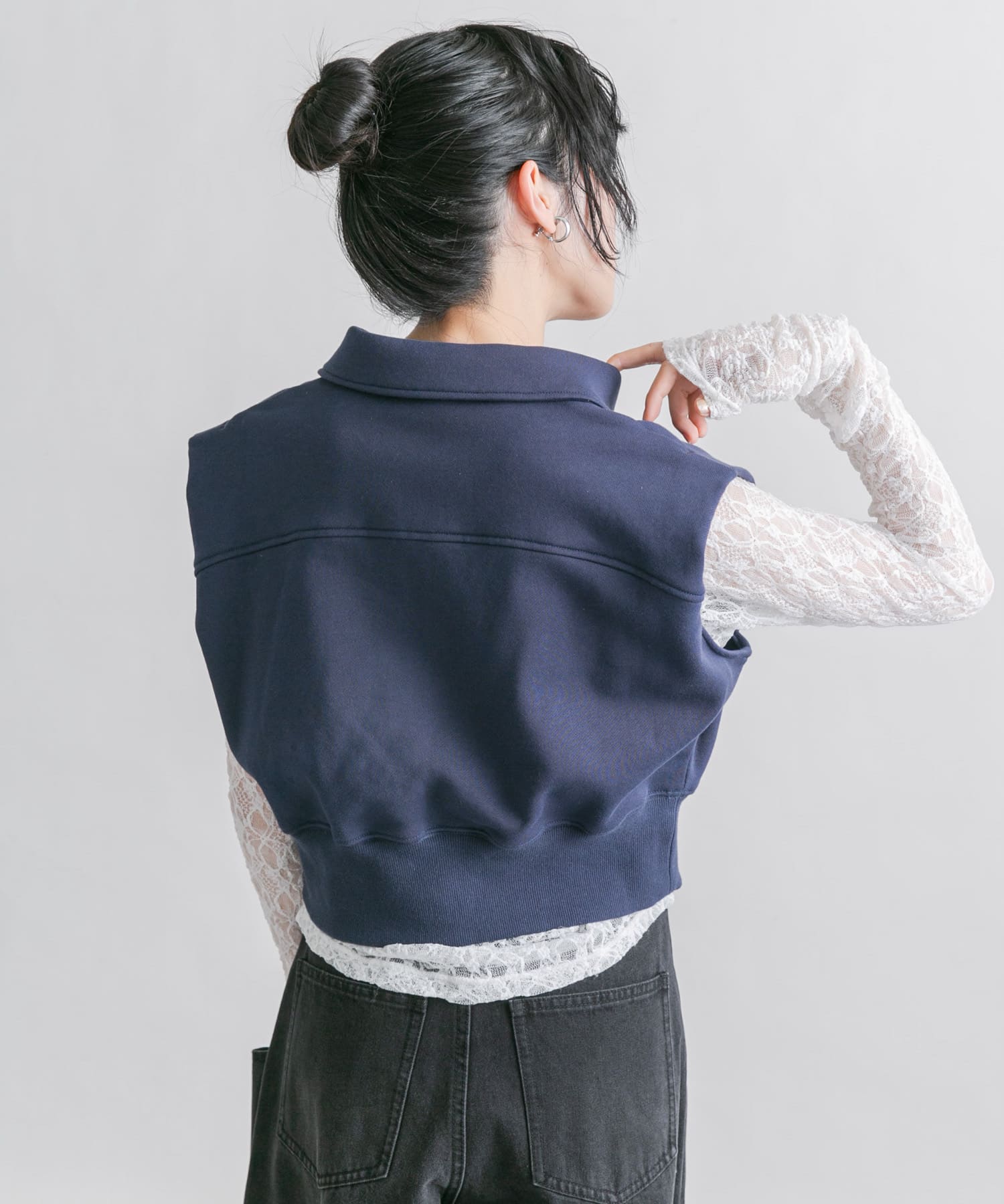身長：160cm サイズ：one