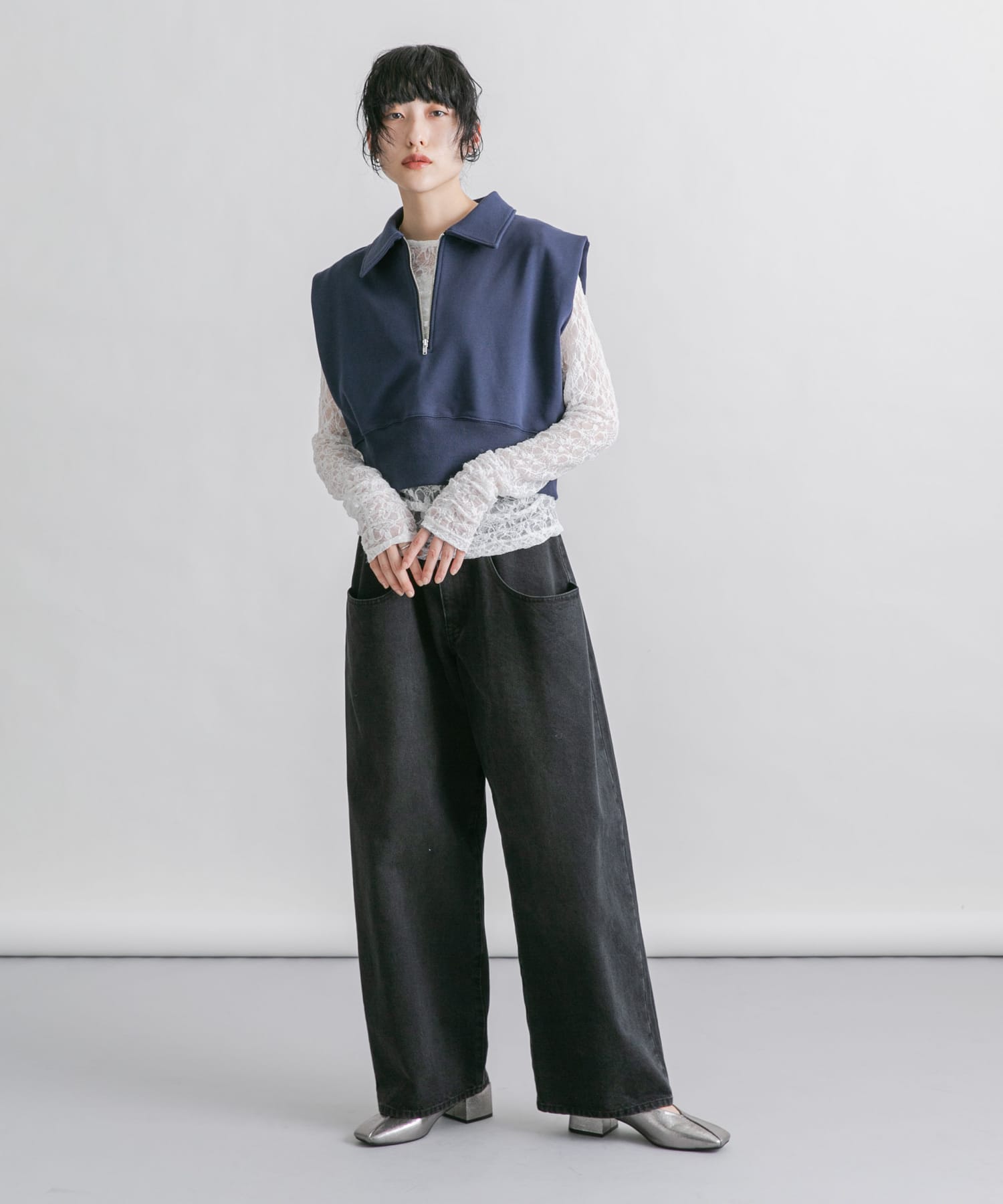 身長：160cm サイズ：one