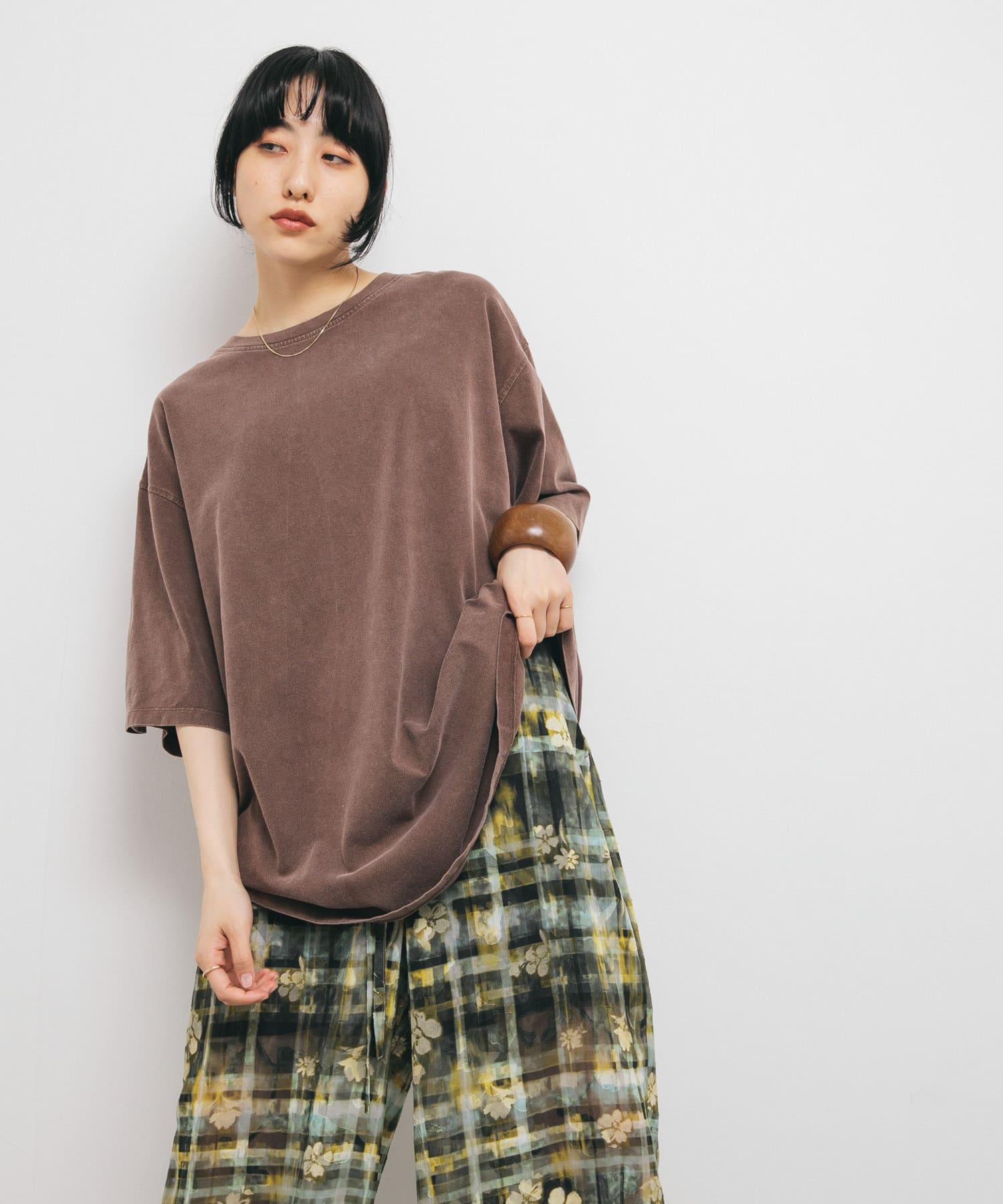 身長：160cm サイズ：one