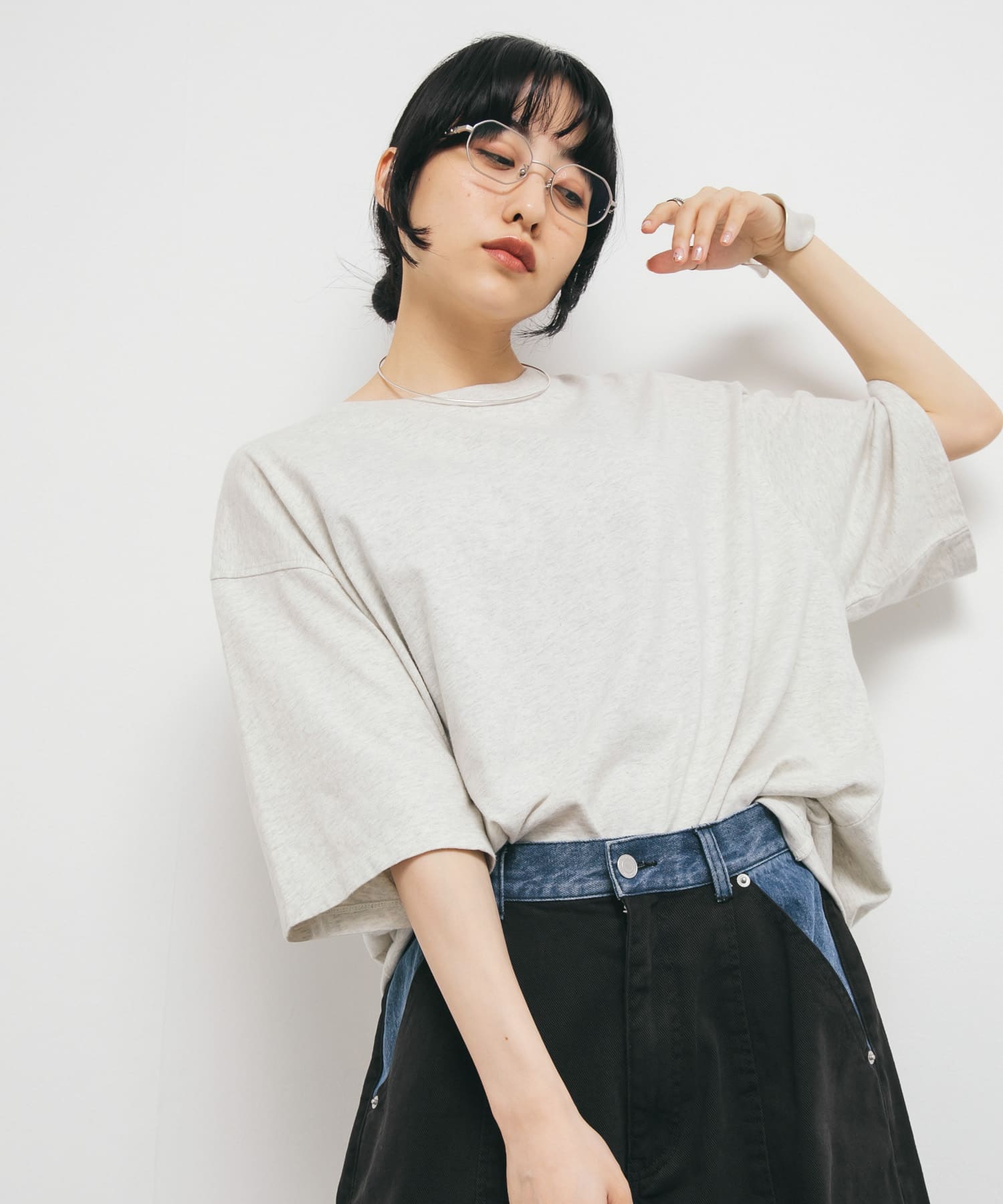 身長：160cm サイズ：one