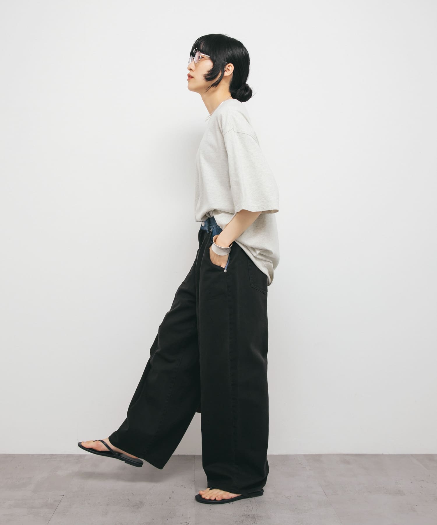 身長：160cm サイズ：one