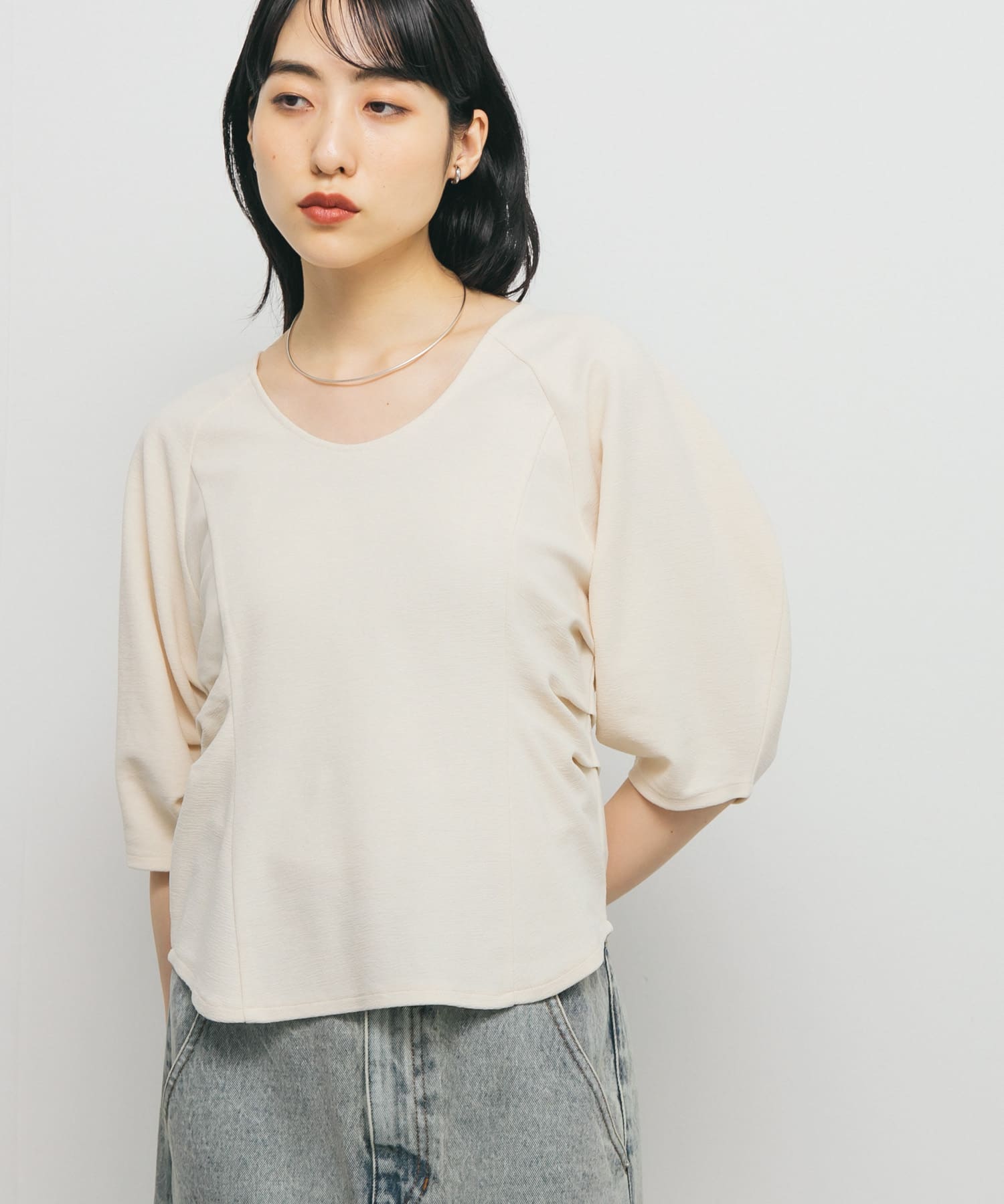 身長：160cm サイズ：one