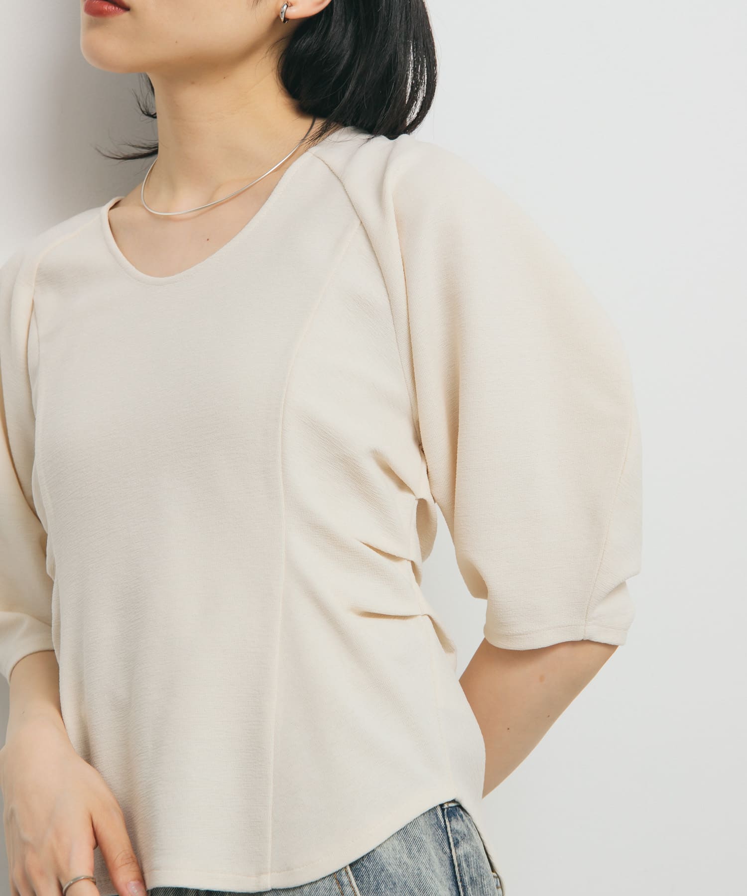 身長：160cm サイズ：one