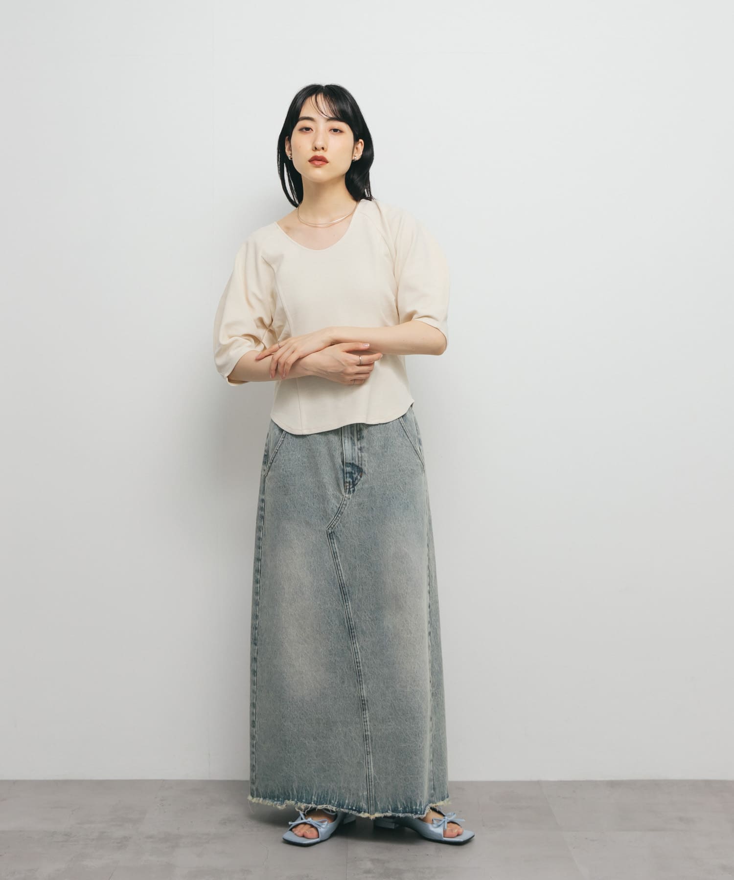 身長：160cm サイズ：one