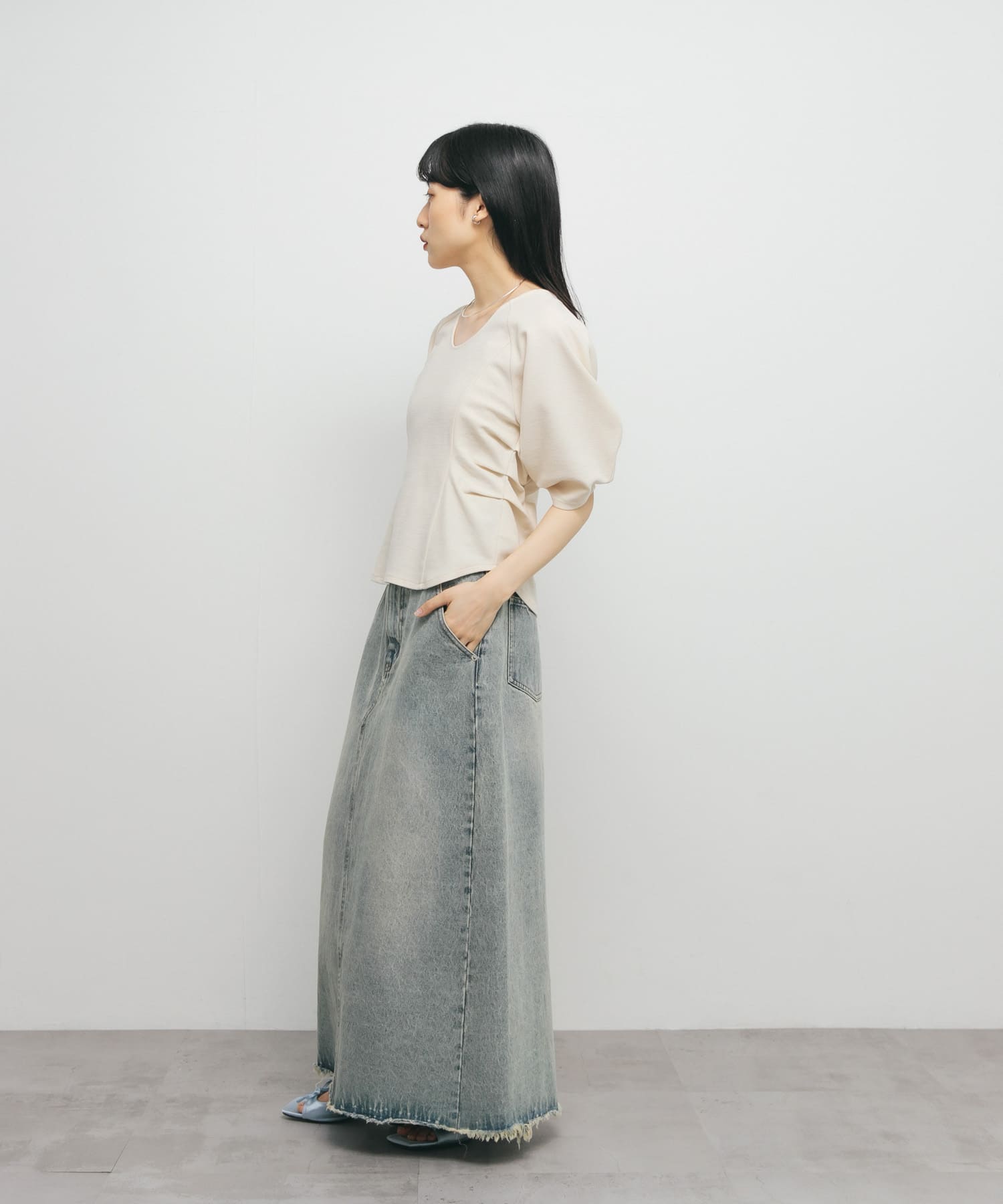 身長：160cm サイズ：one