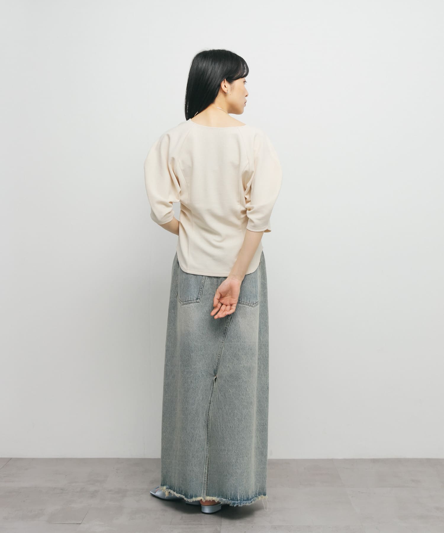 身長：160cm サイズ：one