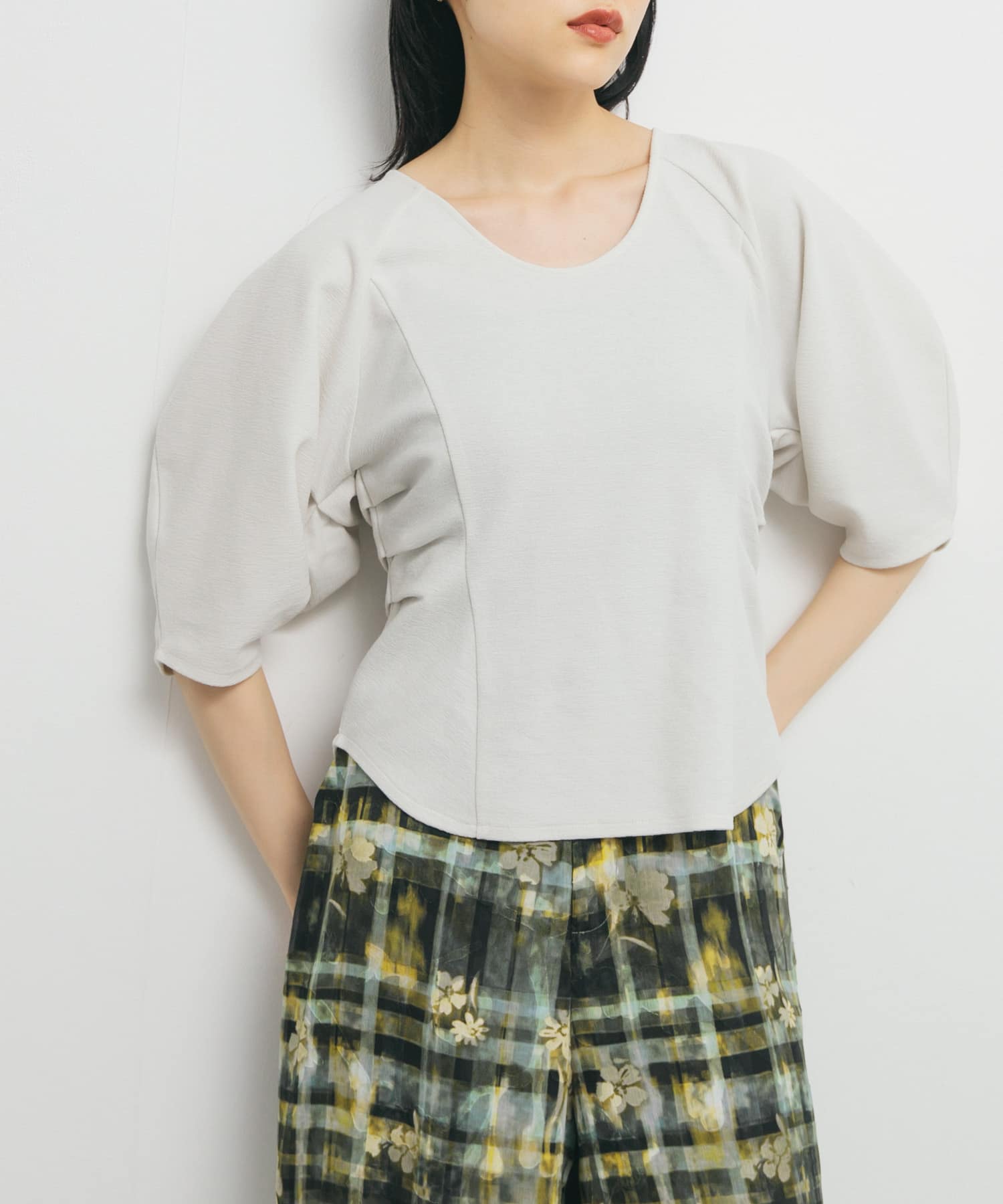身長：160cm サイズ：one