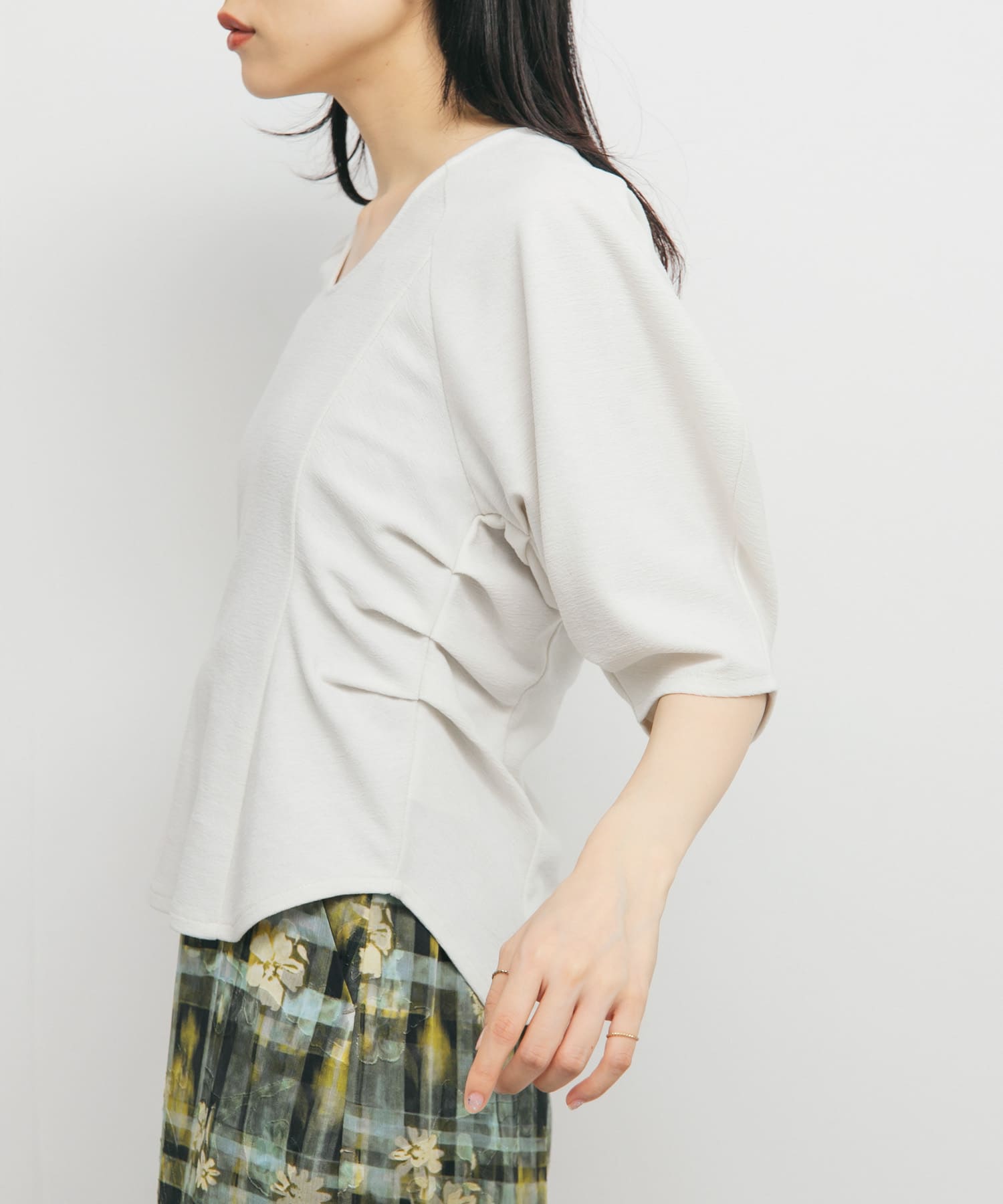 身長：160cm サイズ：one