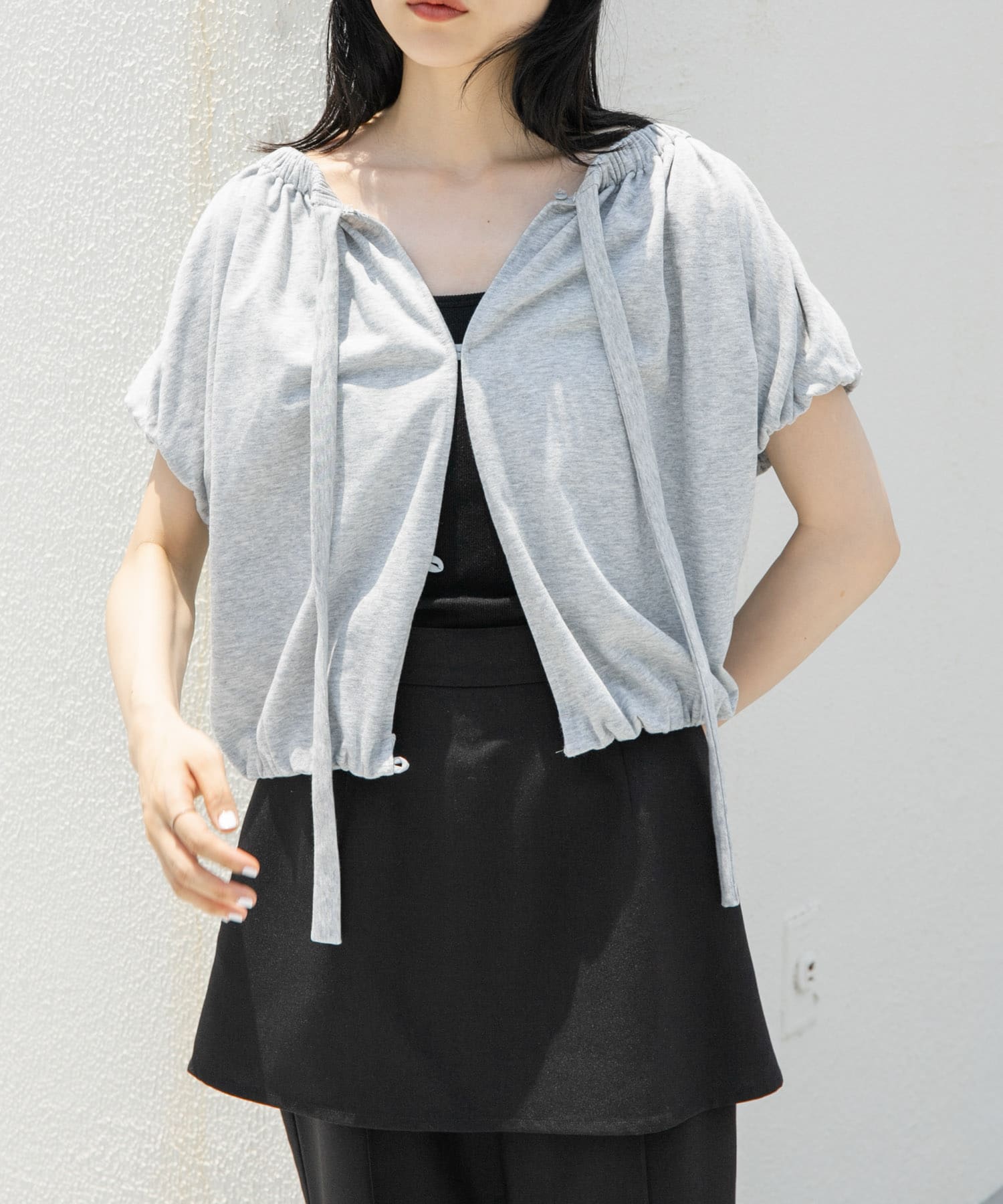身長：160cm サイズ：one