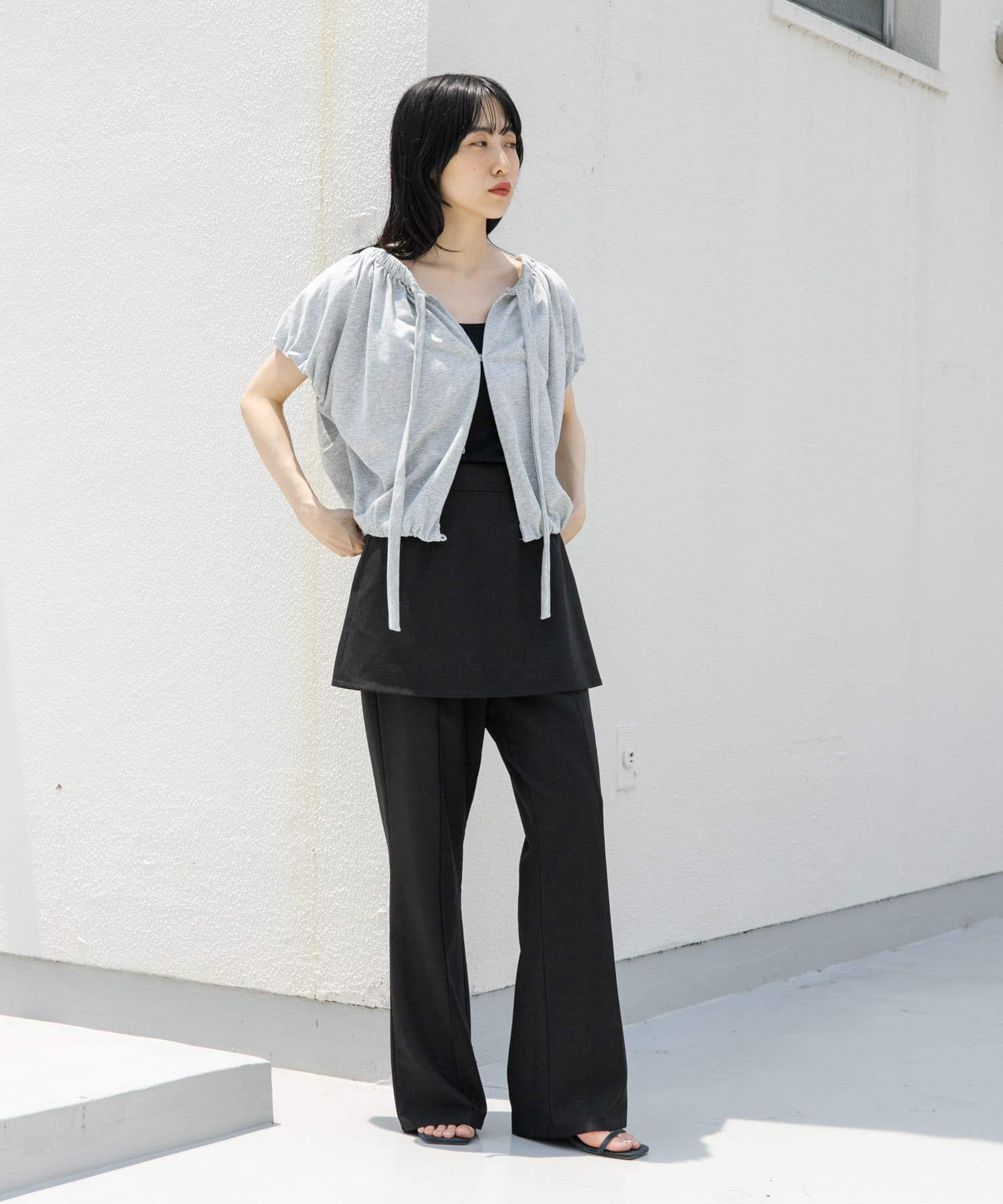 身長：160cm サイズ：one