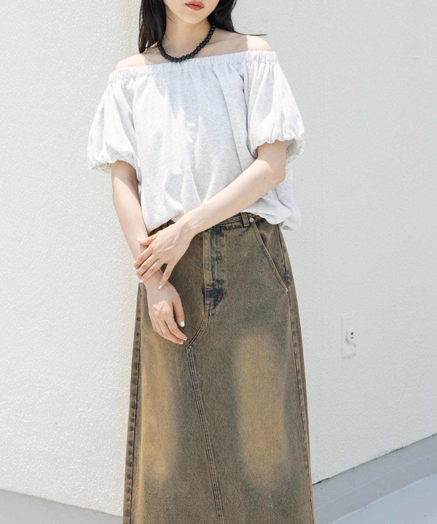 身長：160cm サイズ：one