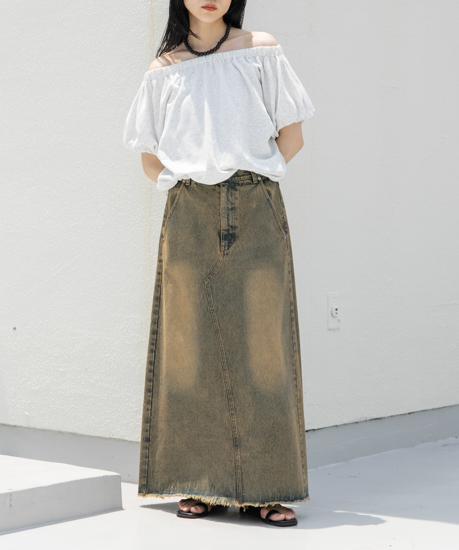 身長：160cm サイズ：one