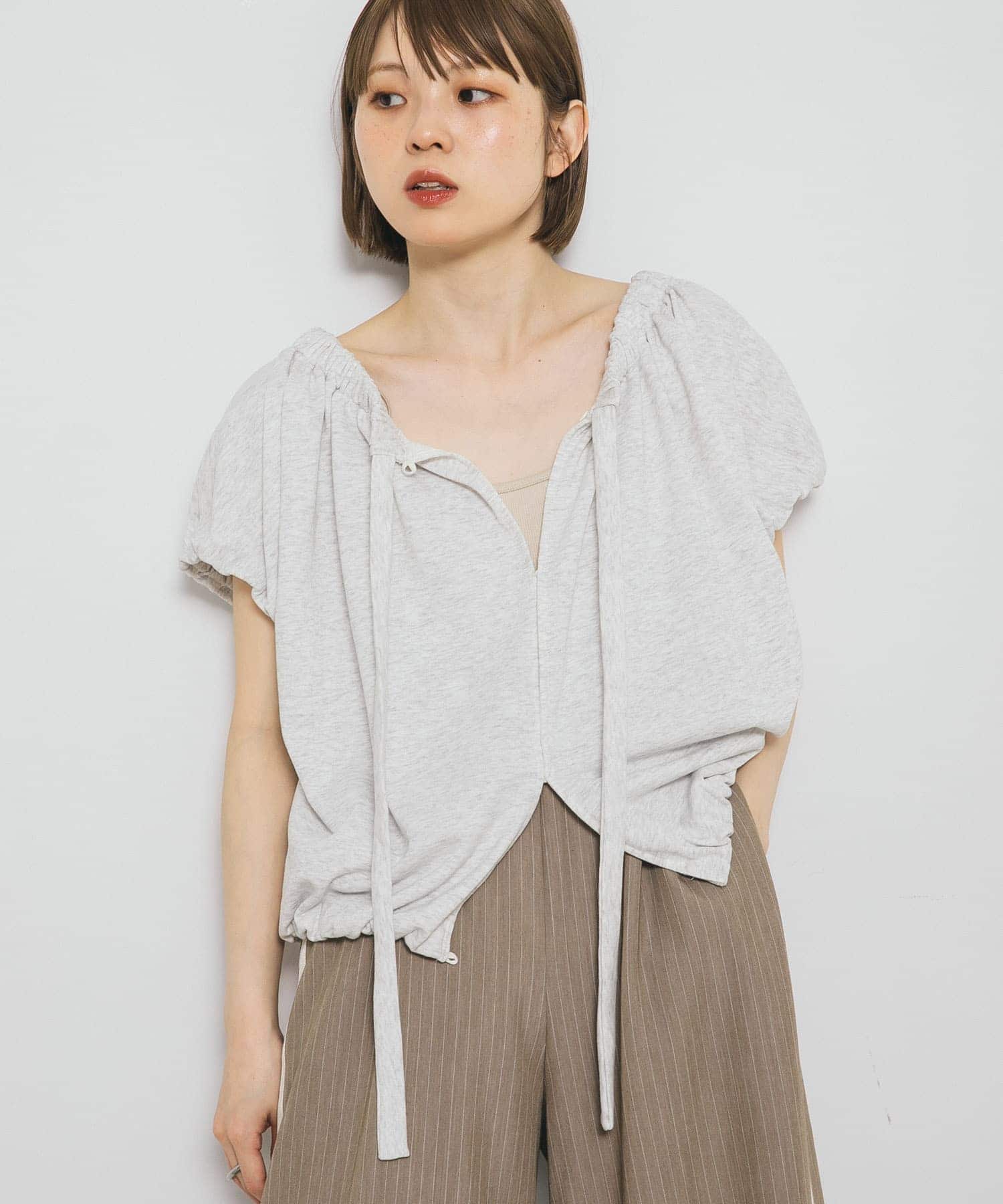 身長：153cm サイズ：one
