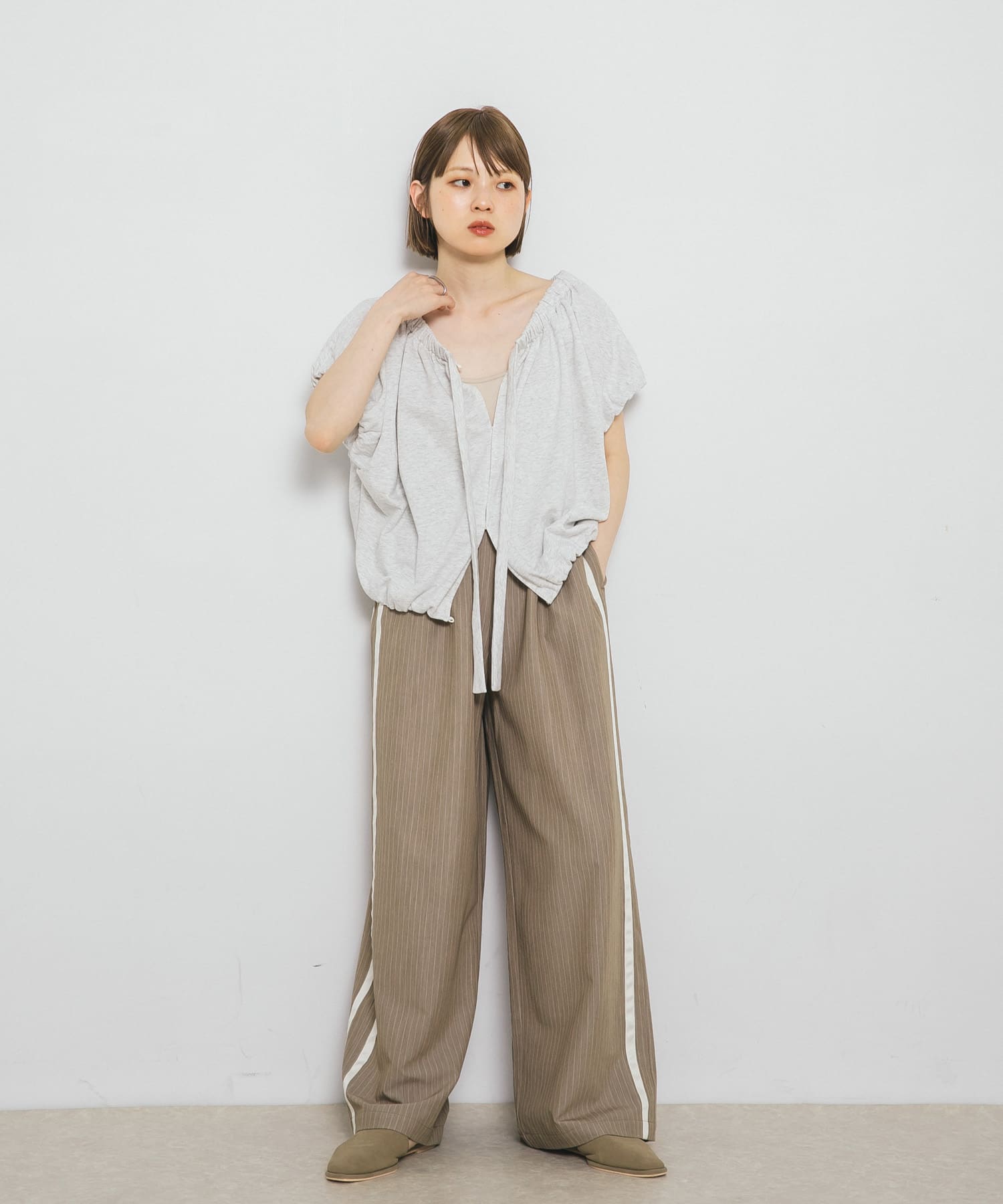 身長：153cm サイズ：one