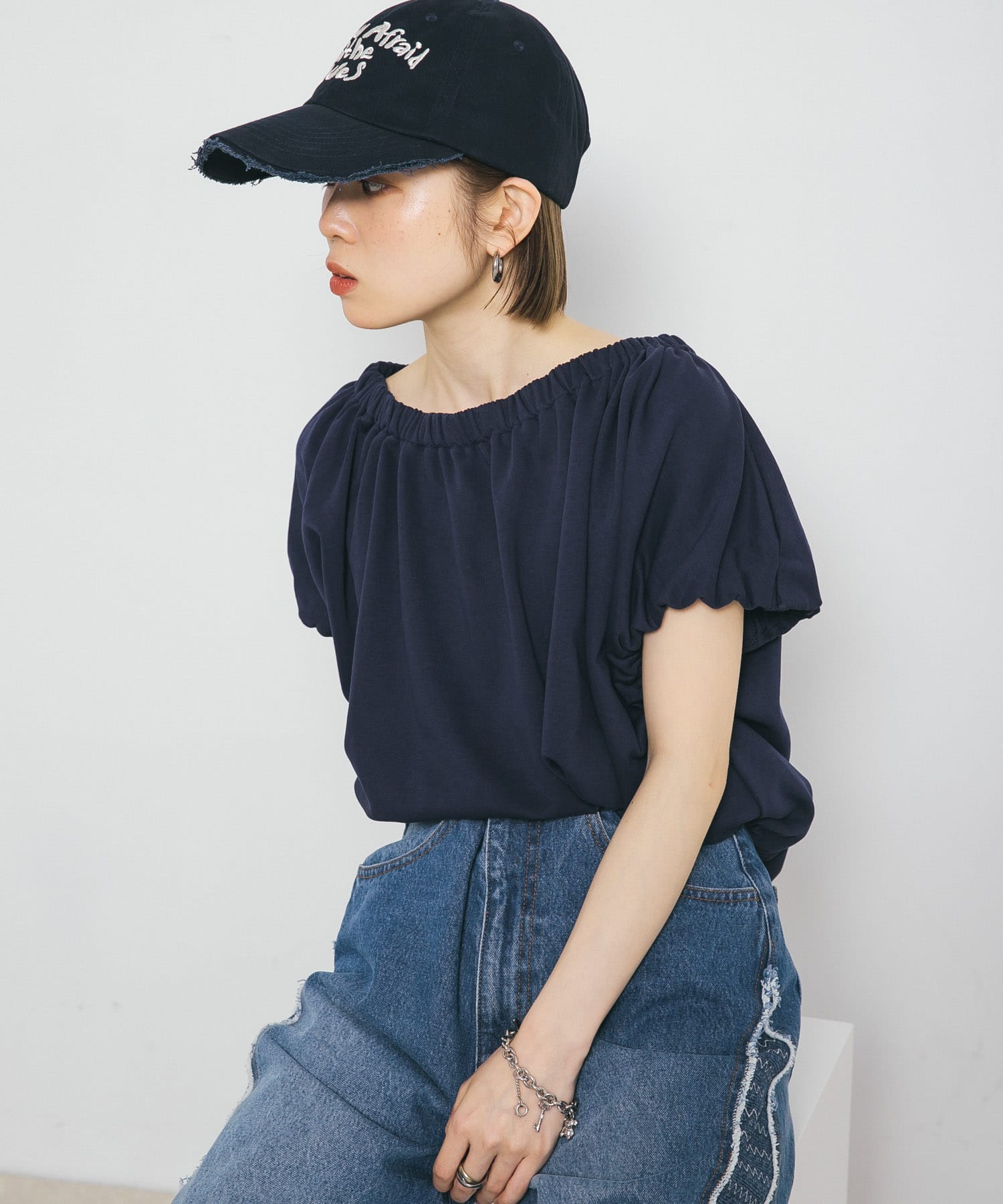 身長：153cm サイズ：one