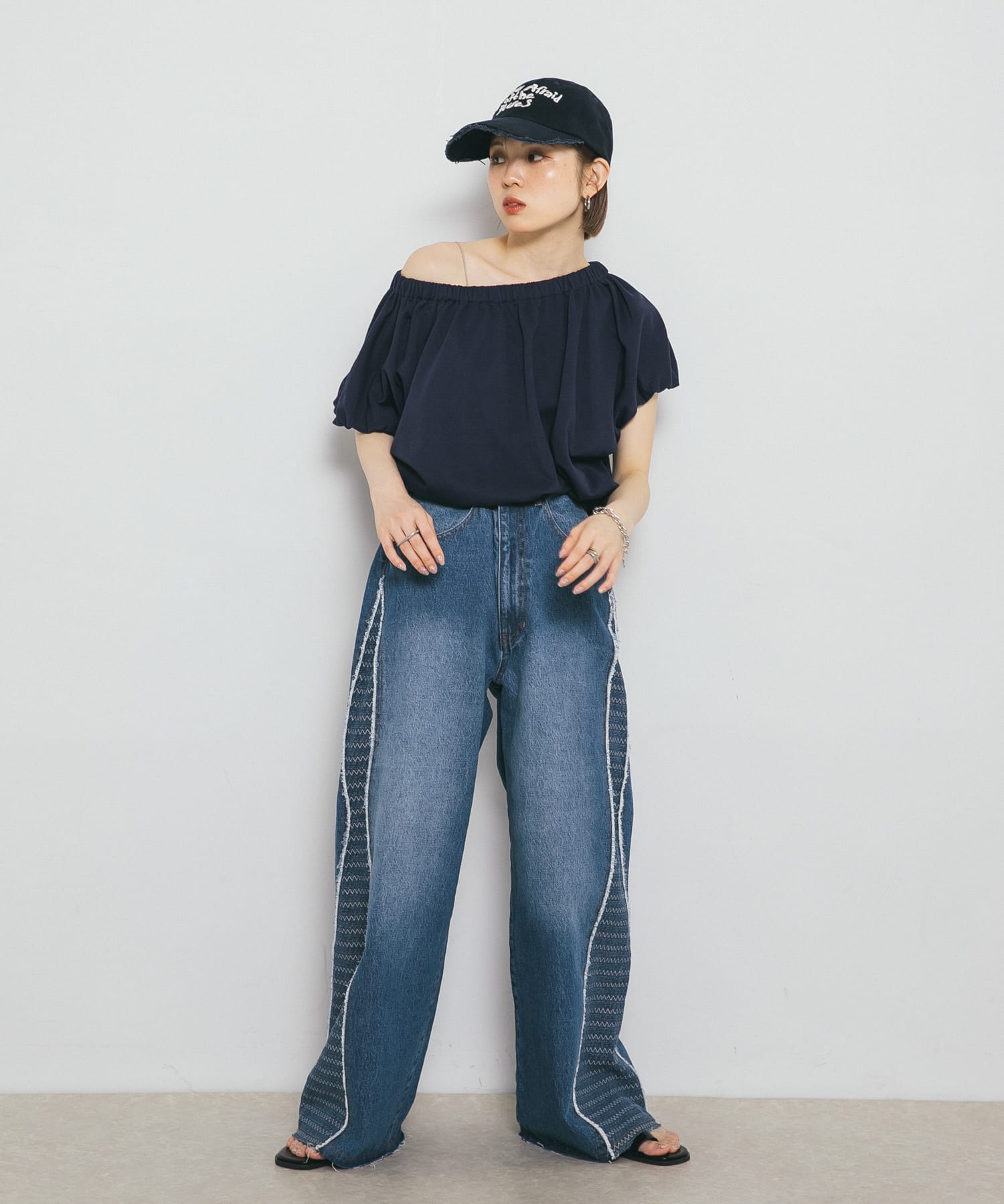 身長：153cm サイズ：one